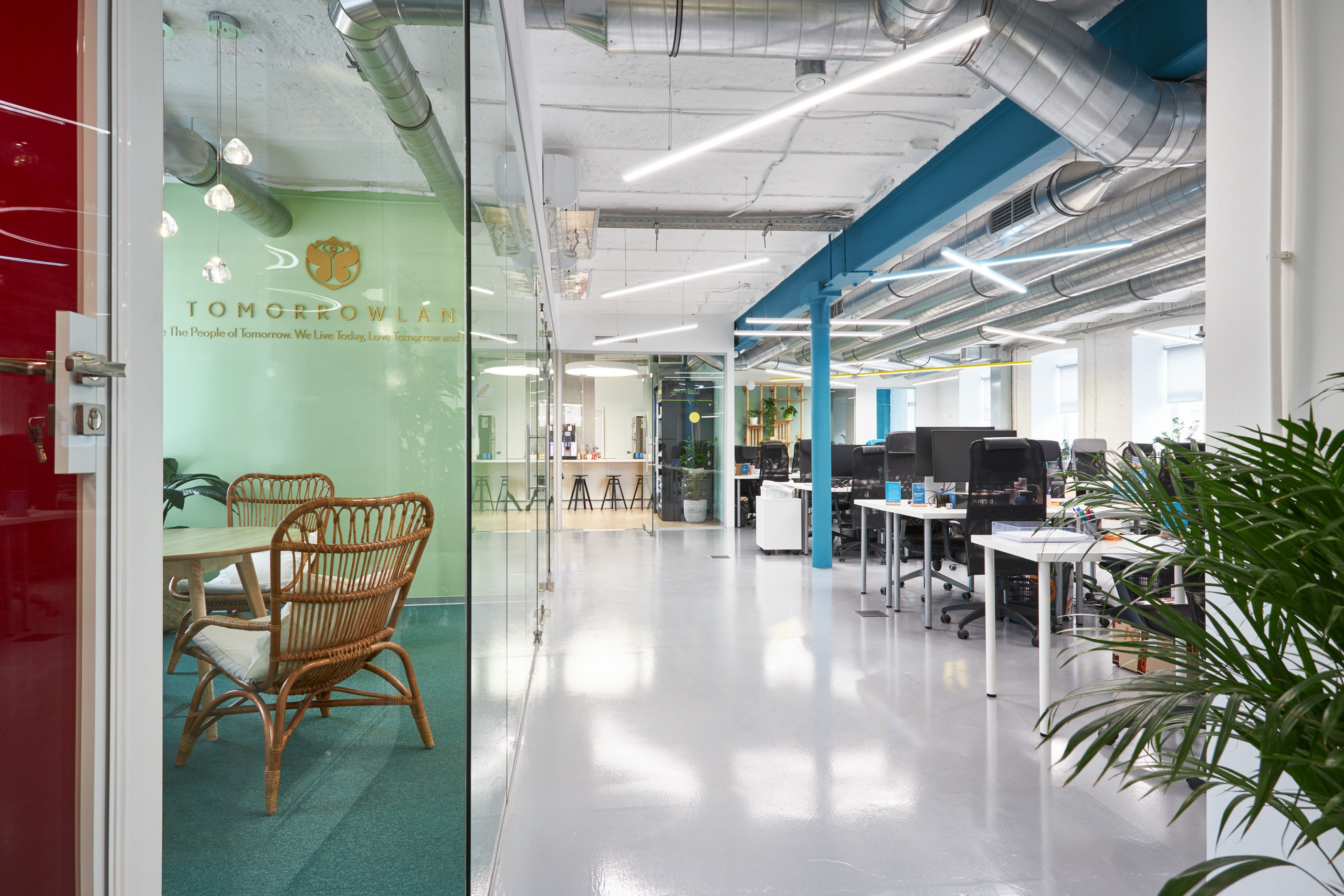 Modern style office space interior - photographer Andrey Dunin