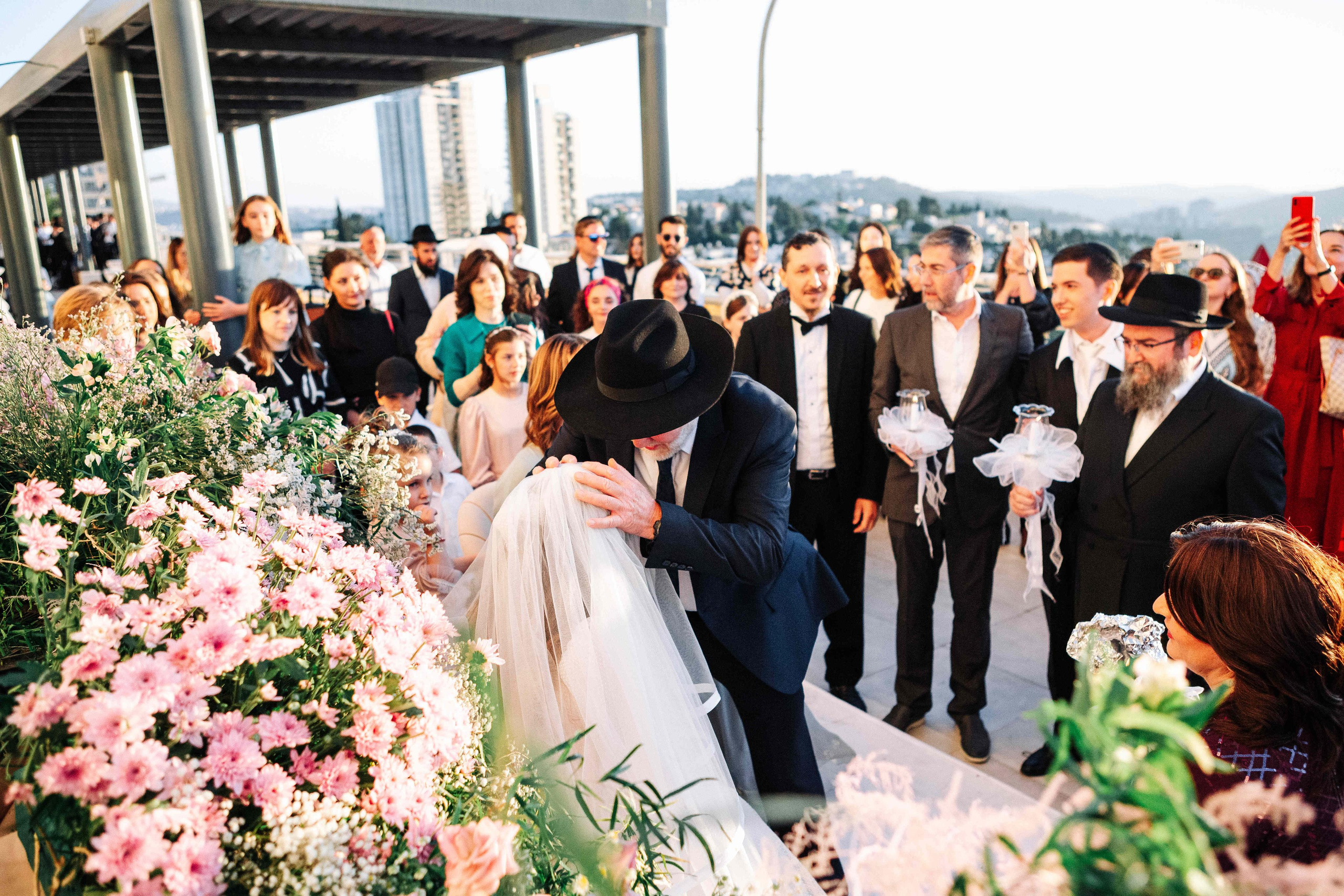 Sunset wedding in Jerusalem. PHOTOGRAPHER IN ISRAEL