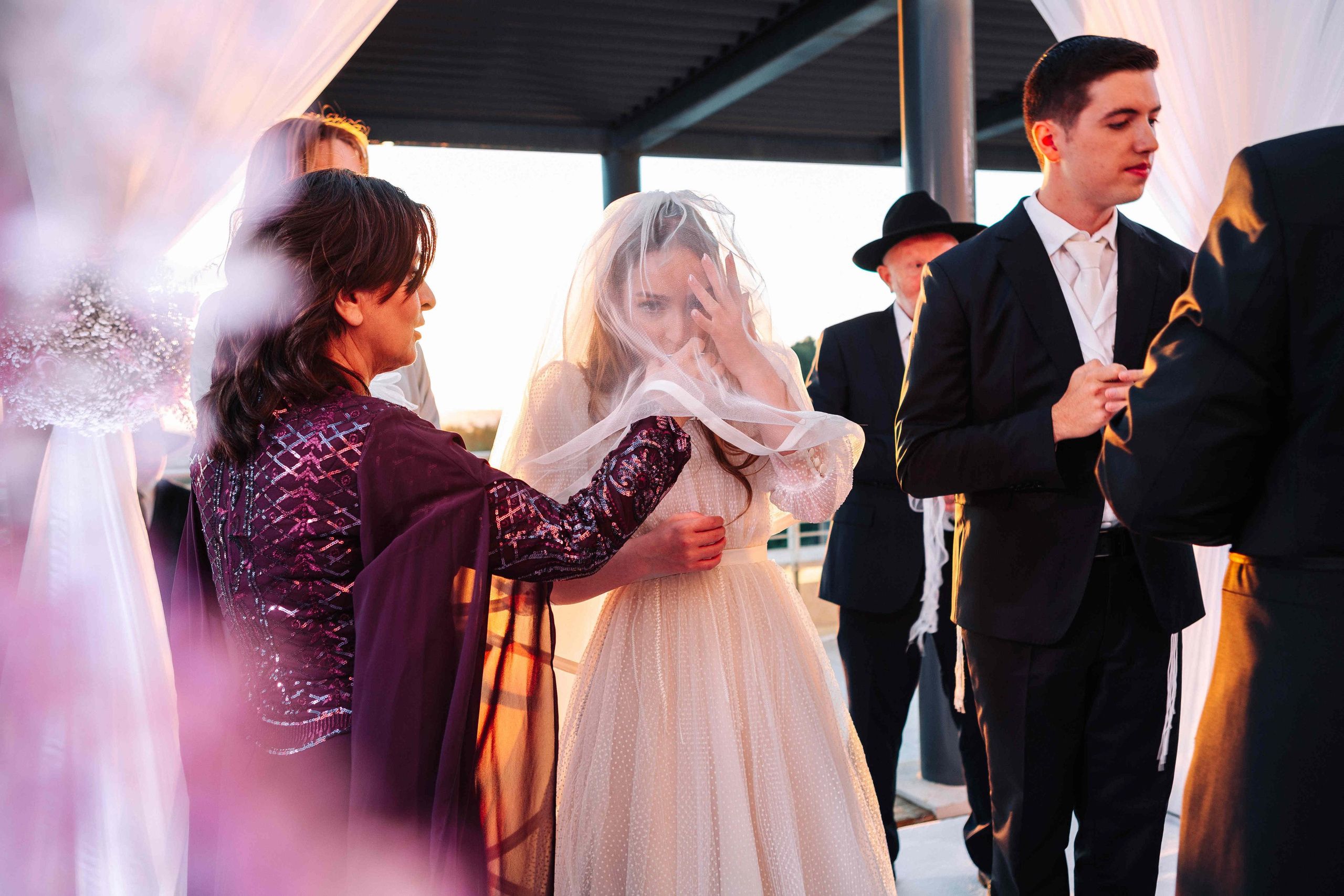 Sunset wedding in Jerusalem. PHOTOGRAPHER IN ISRAEL