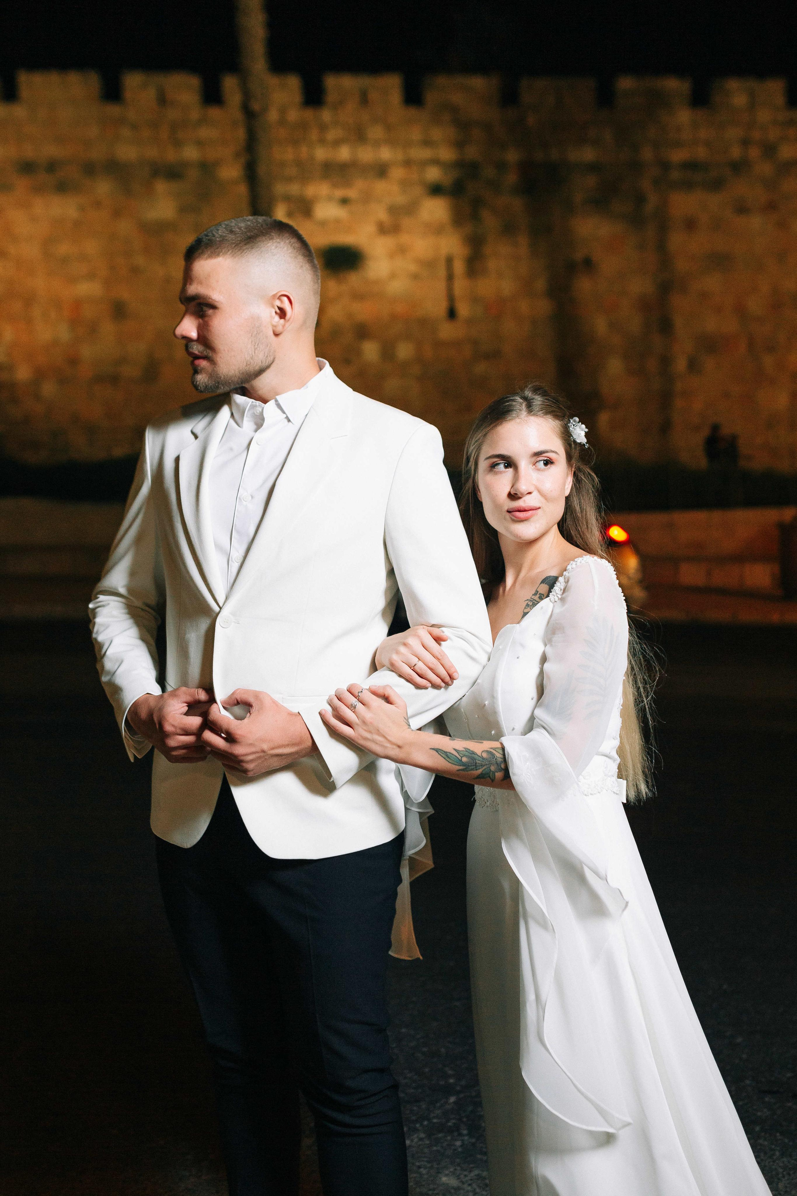 Night photosession in Jerusalem. Https://shi-photo.com/
