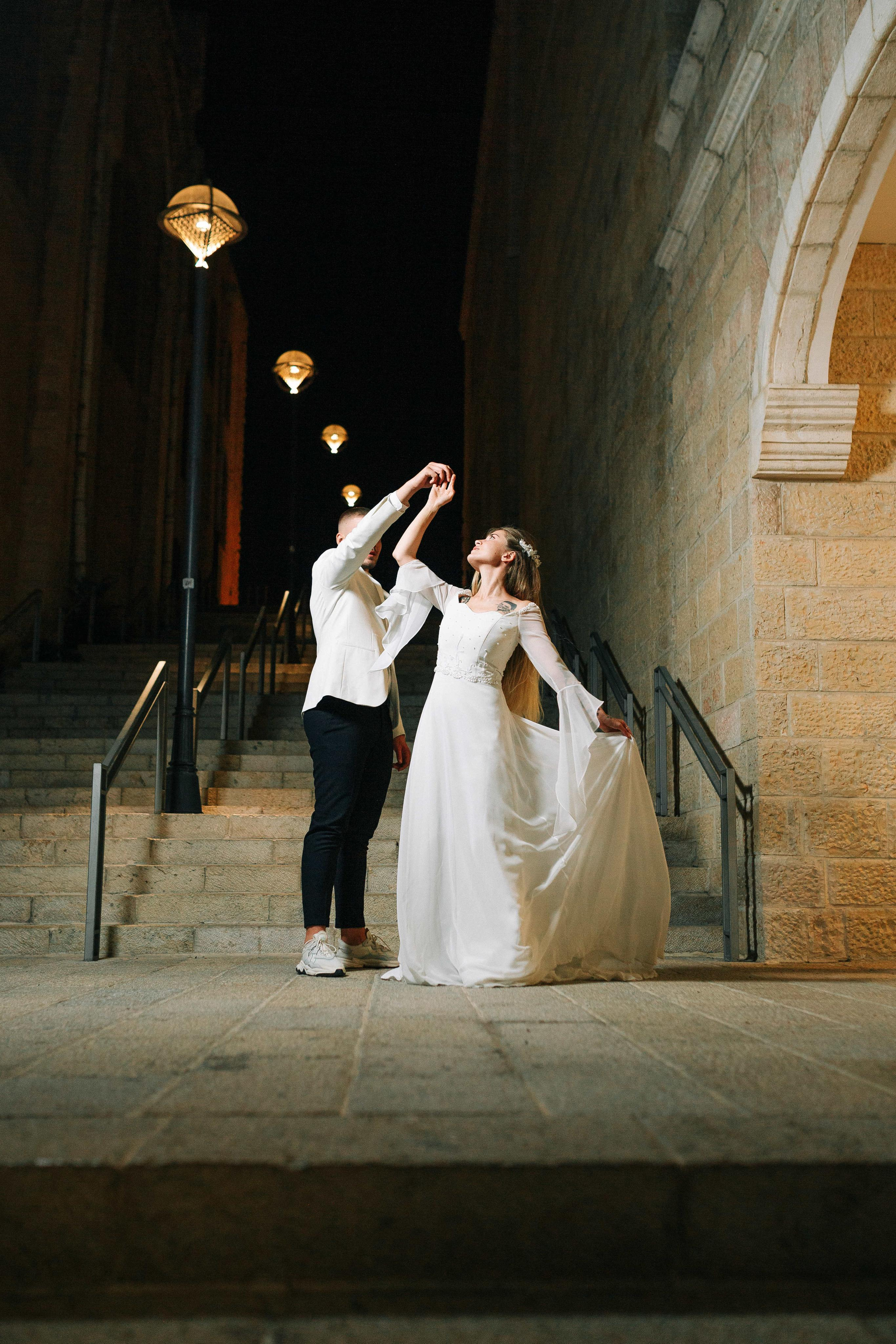 Night photosession in Jerusalem. Https://shi-photo.com/