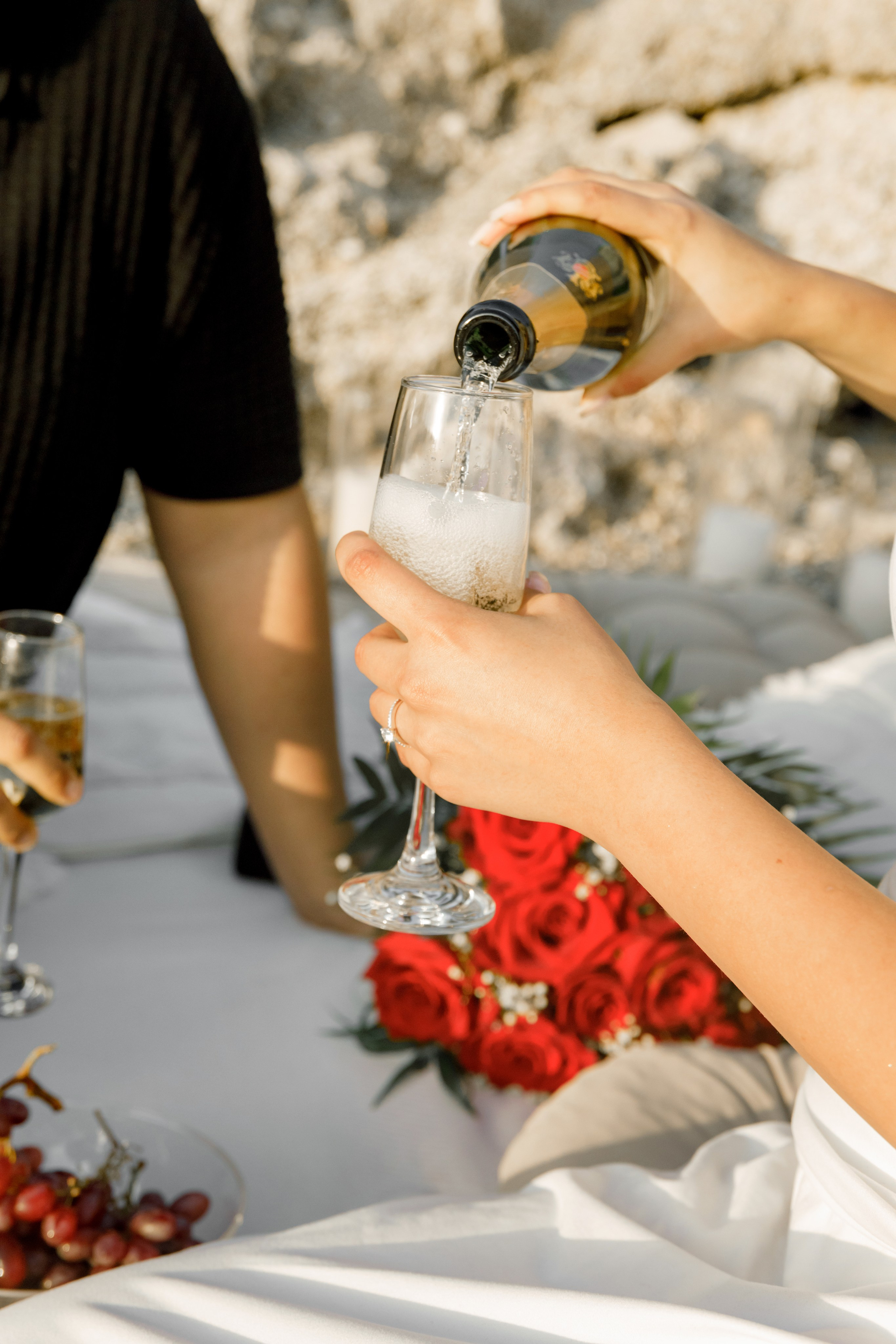 Amelda and Blerton. Renate Woeste | Wedding planner in Rhodes. Creating dream weddings by the sea. Let’s make your special day unforgettable