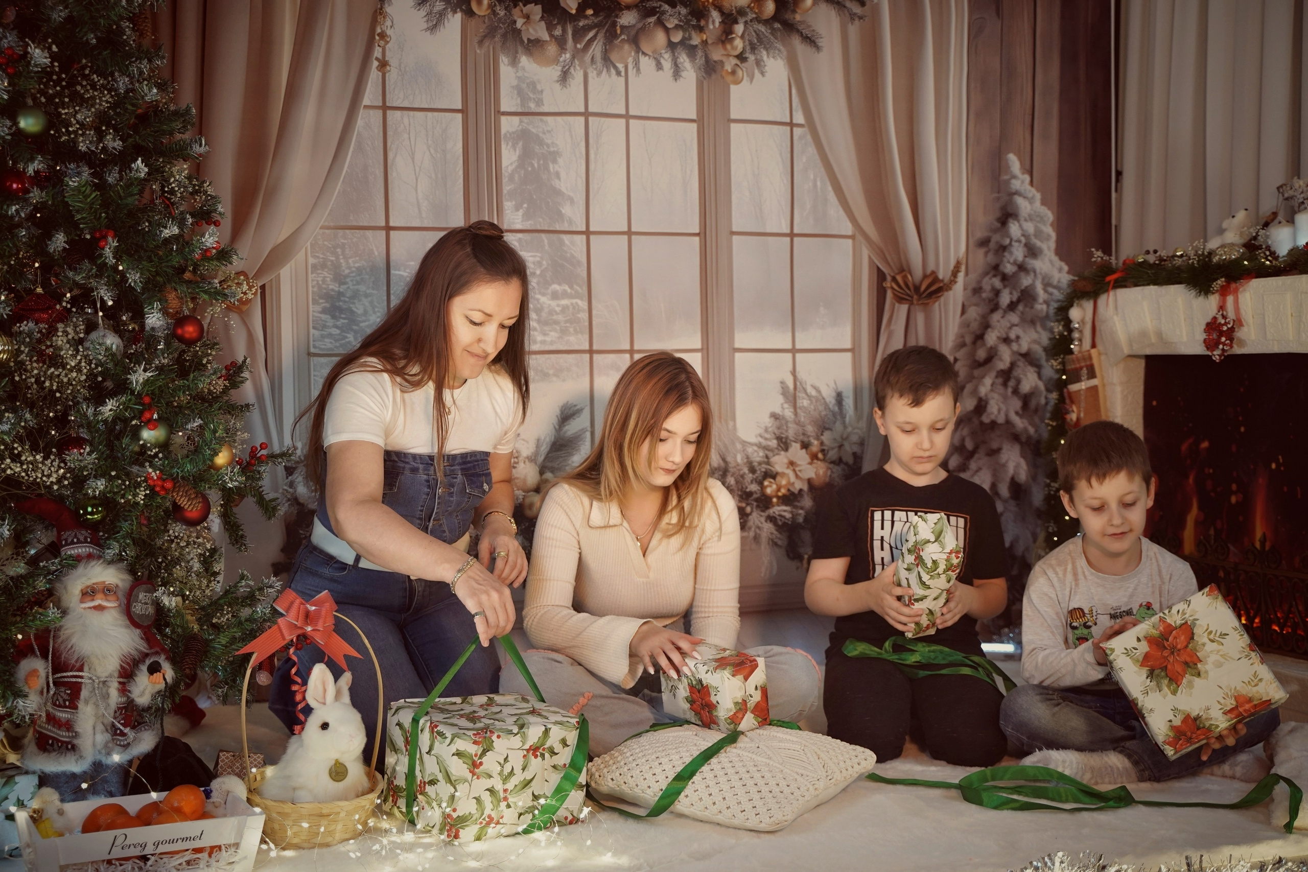 Семейный вечер в Новый год. Фотограф. Визуал. Хайфа. Талья Цветкова