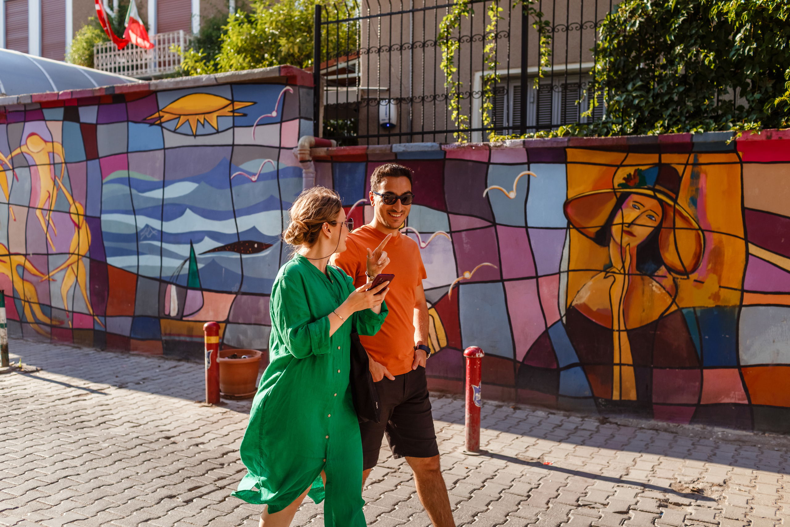 Bright walk around Izmir