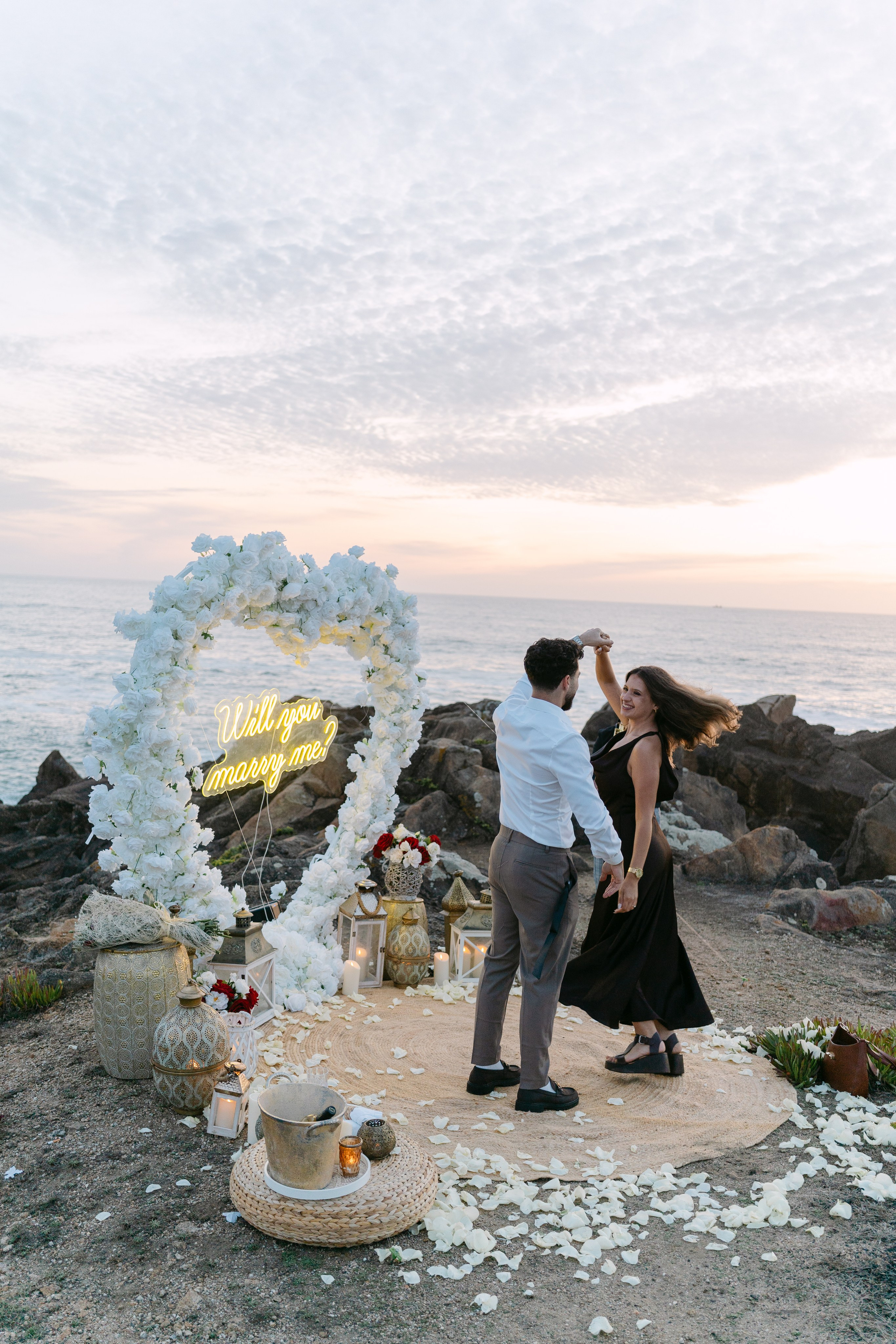 Wedding Proposal at the Beach. Davi Valente