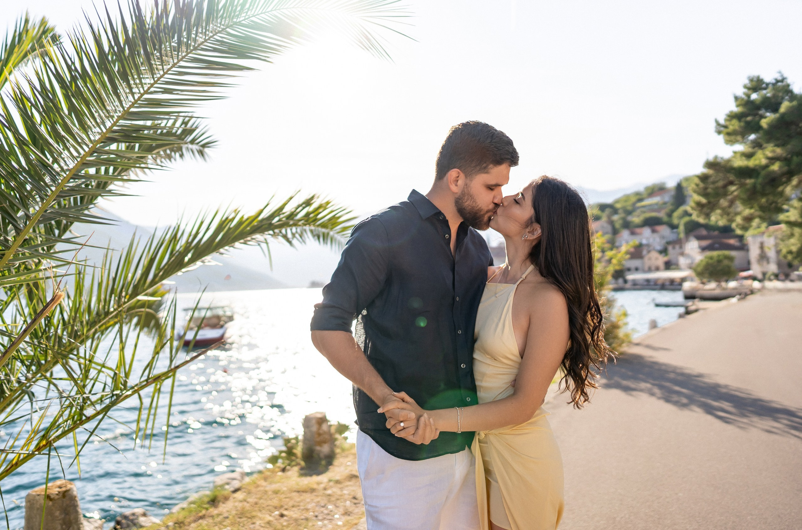 Perast Engagement Photoshoot. Bryllupsfotograf og videograf i Montenegro | Maria & Vasilii