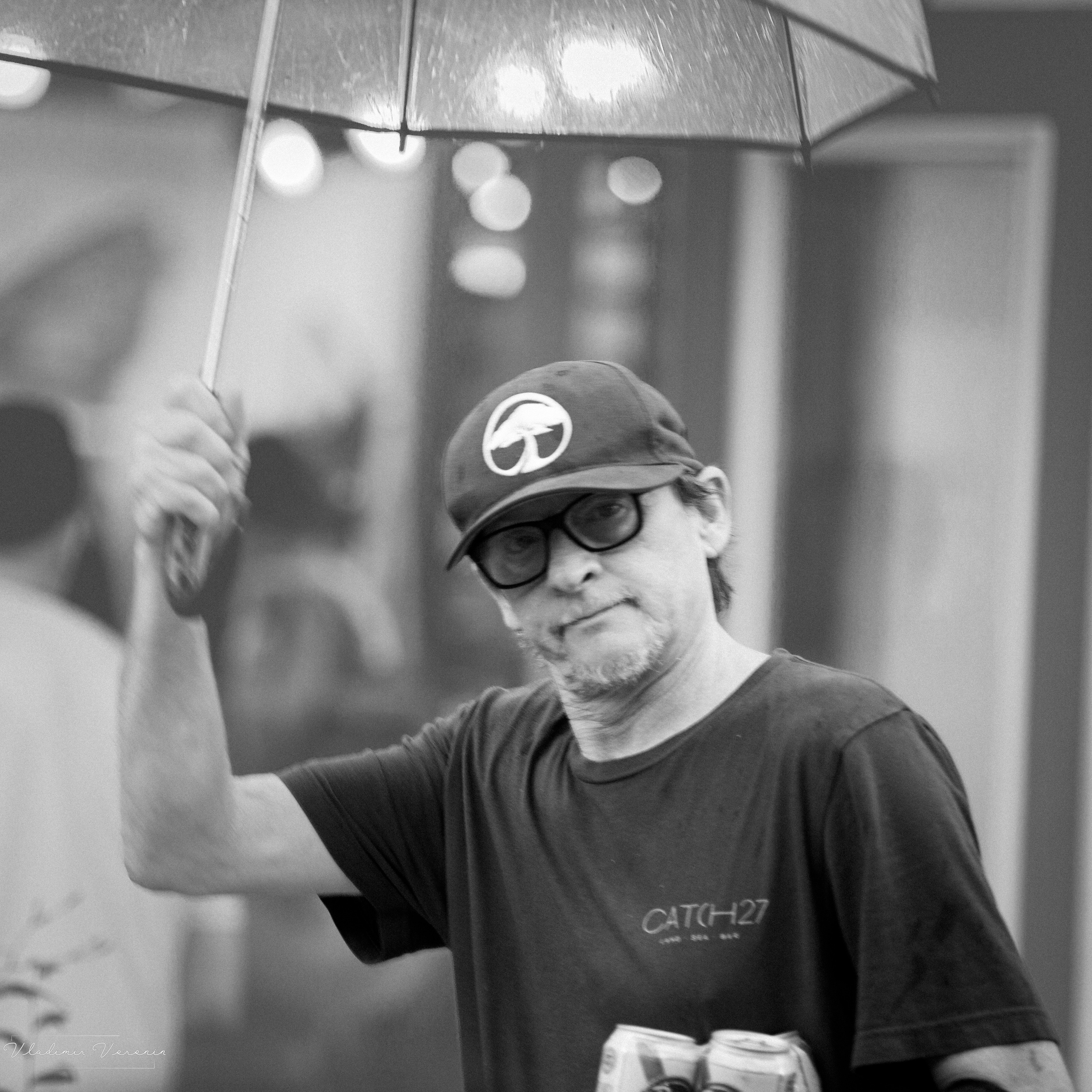 Rain in downtown. Family Portrait Photography in St. Augustine | Vladimir Voronin and Son