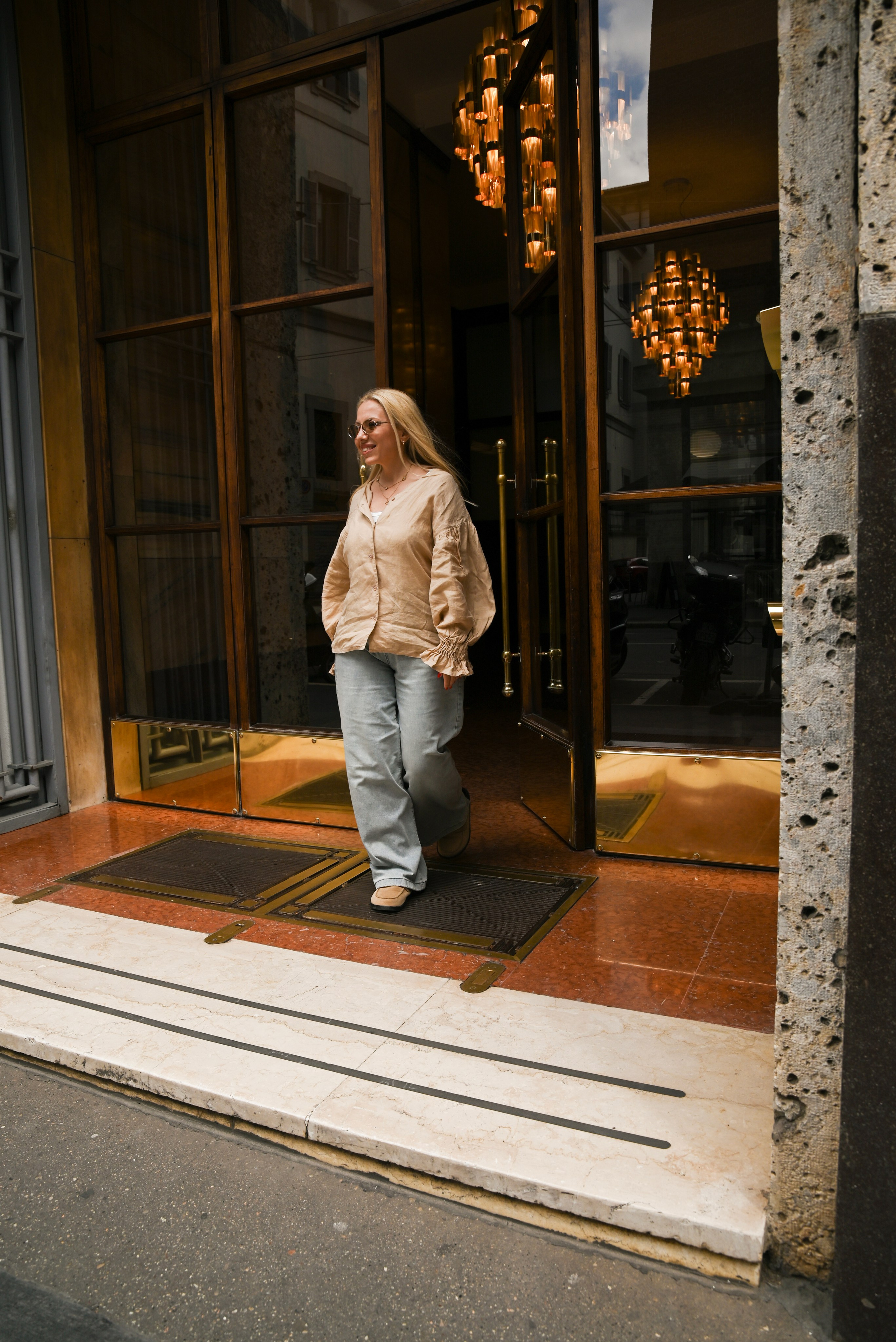 Walking in the center of Milan