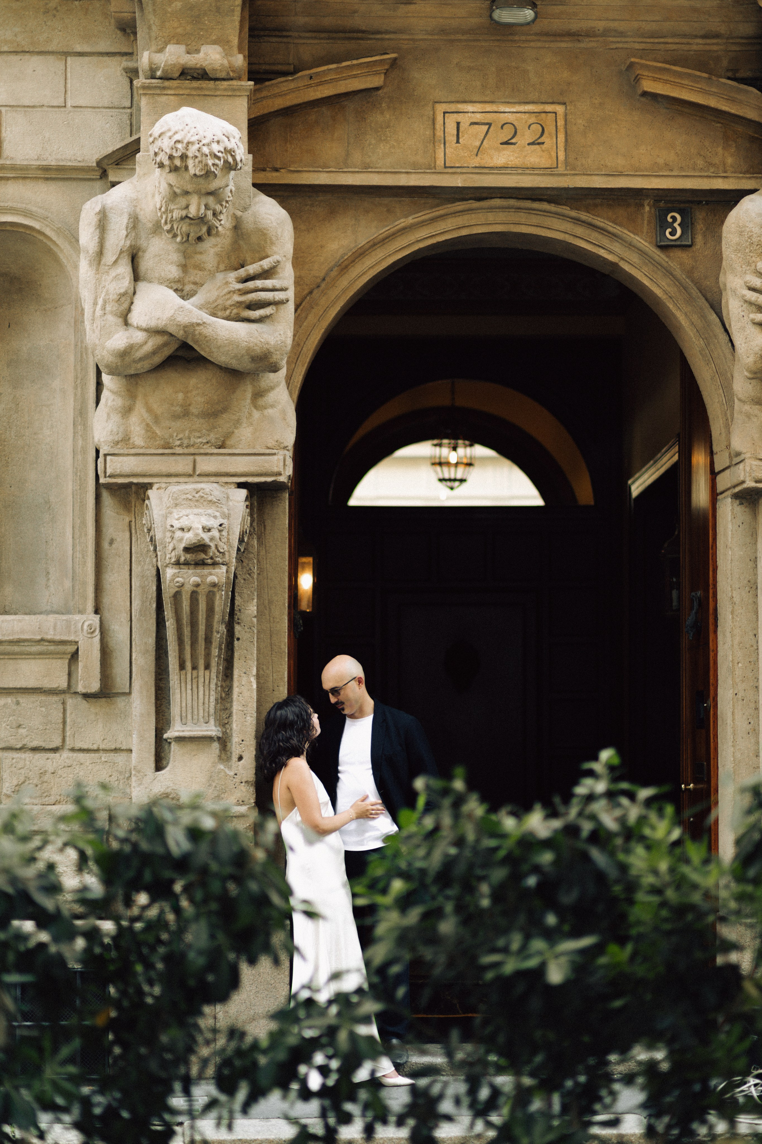 Engagement photosession in Milan Italy