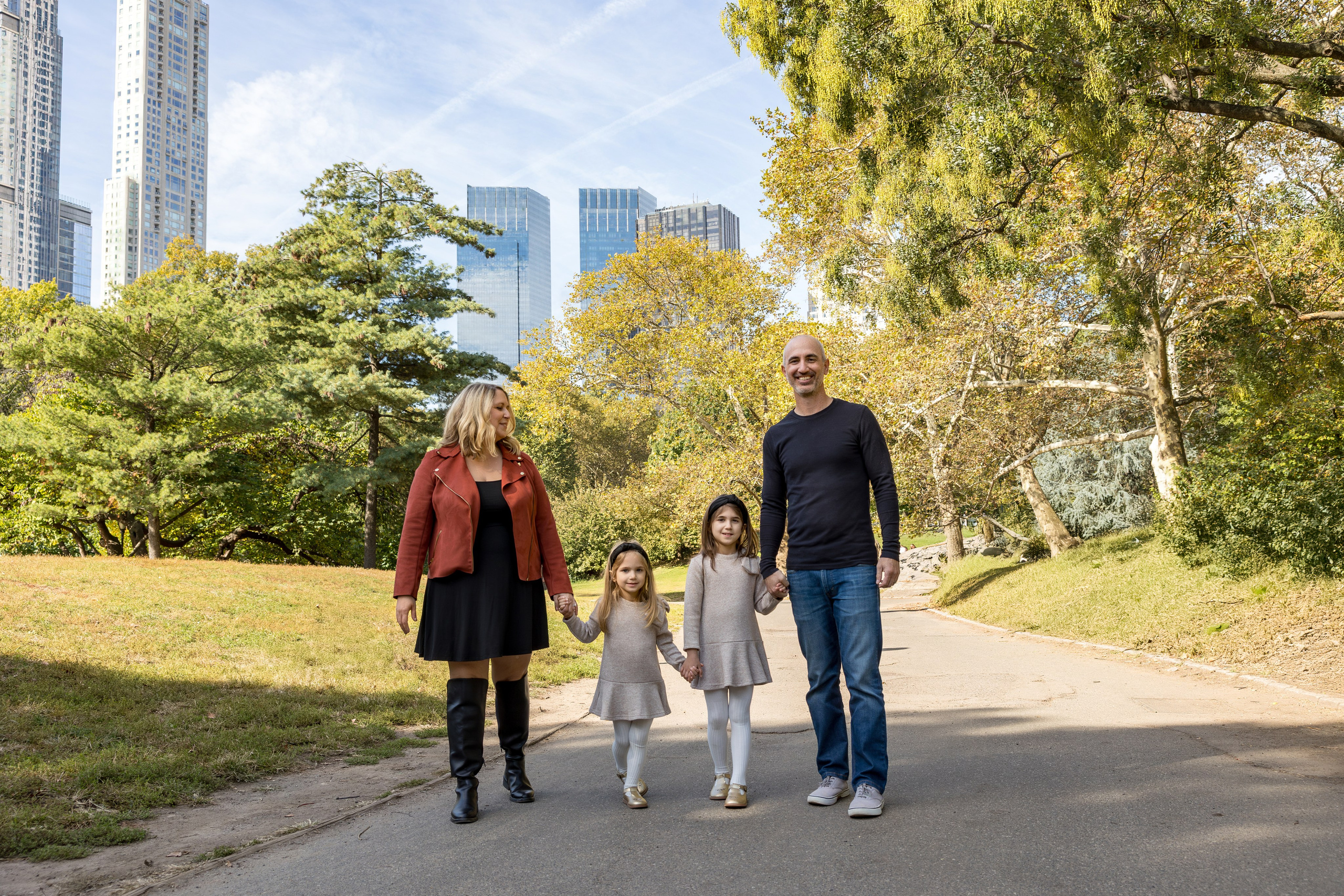 Together in Central Park. Family, lifestyle, and commercial photography in New York and New Jersey