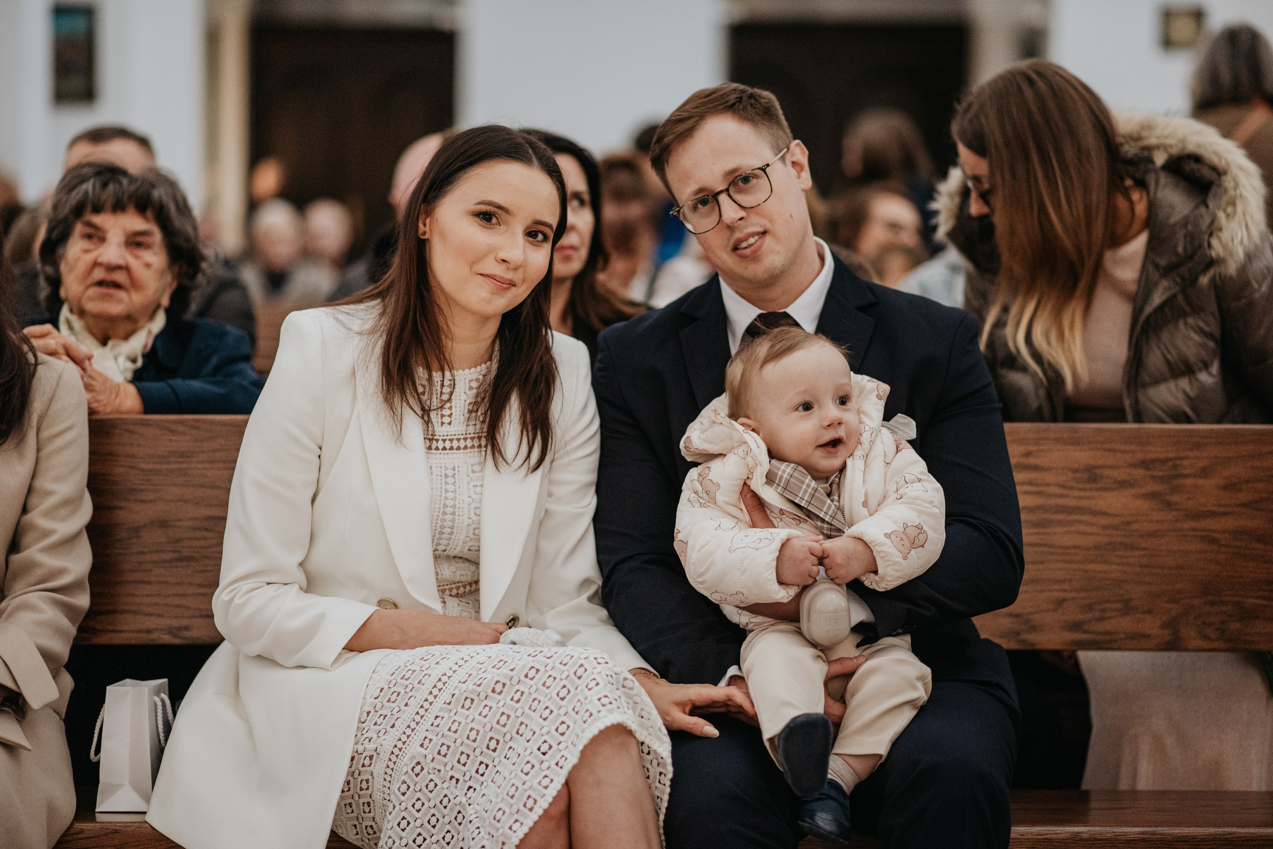 Chrzest Święty Wojtka. Dominika Strachacka Fotografia | Fotograf ślubny i rodzinny Opole Lubelskie Lublin