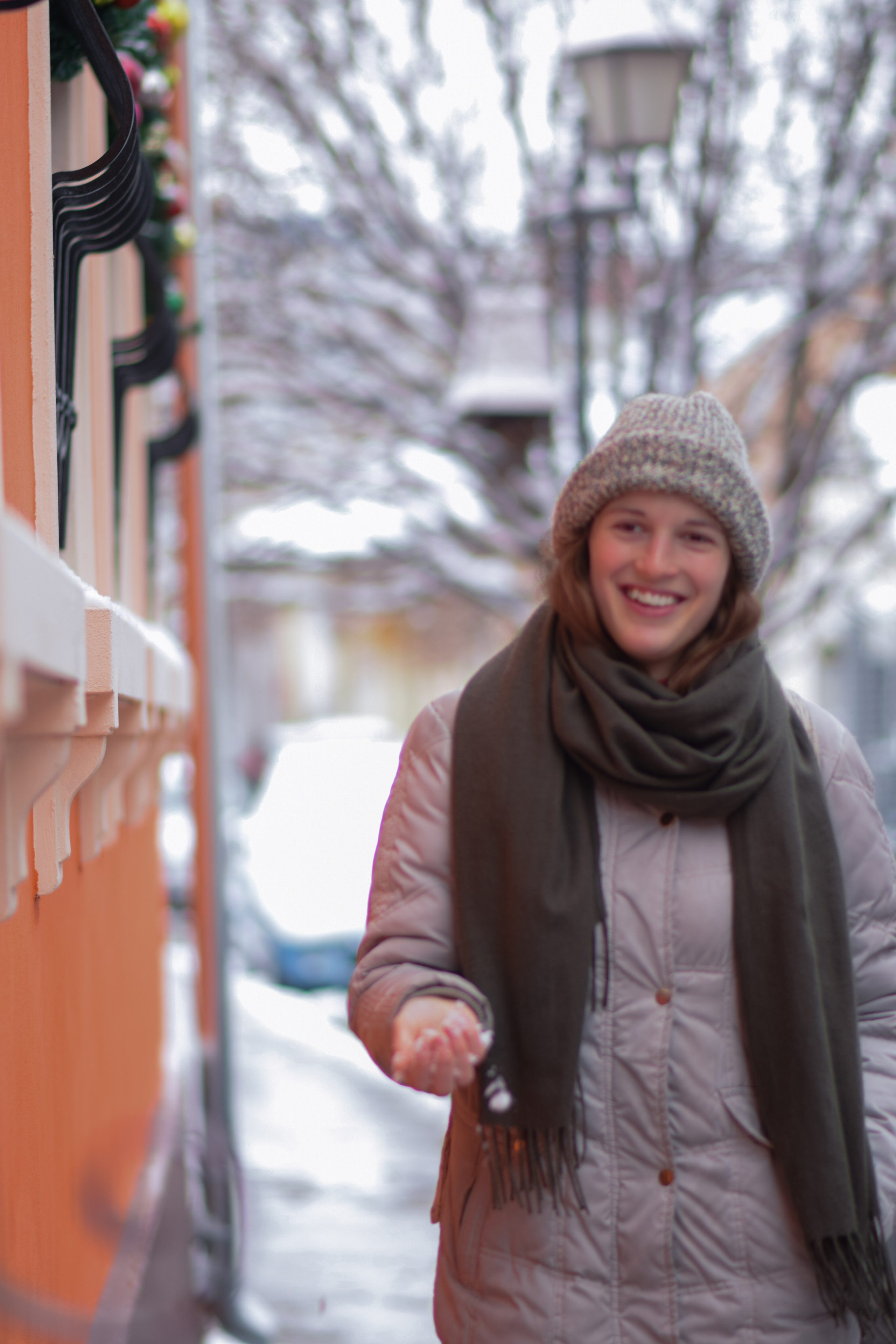 Первый снег в Нови-Саде…. Виктория Федосеенко, фотограф в Сербии