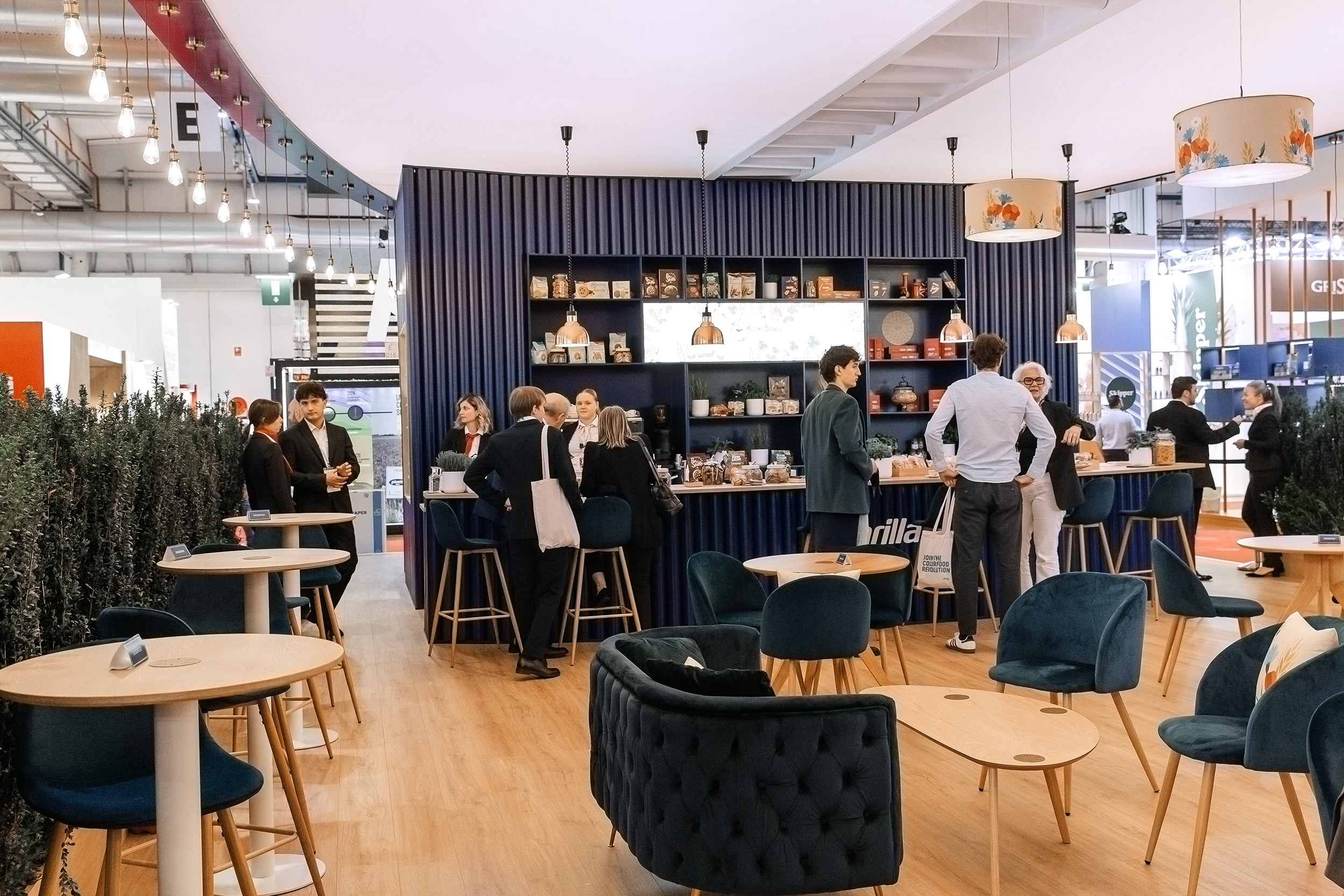 Stand Barilla alla fiera Cibus 2024 a Parma