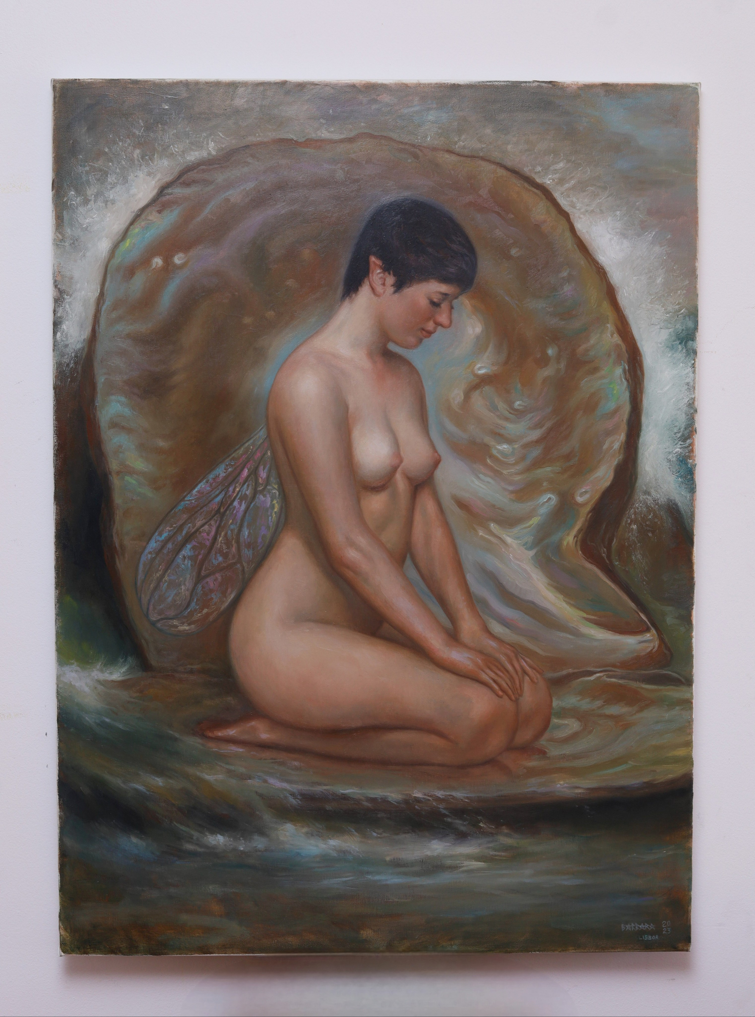 Pearl Sylphide, oil on canvas, Barbara Cabral. Barbara Cabral