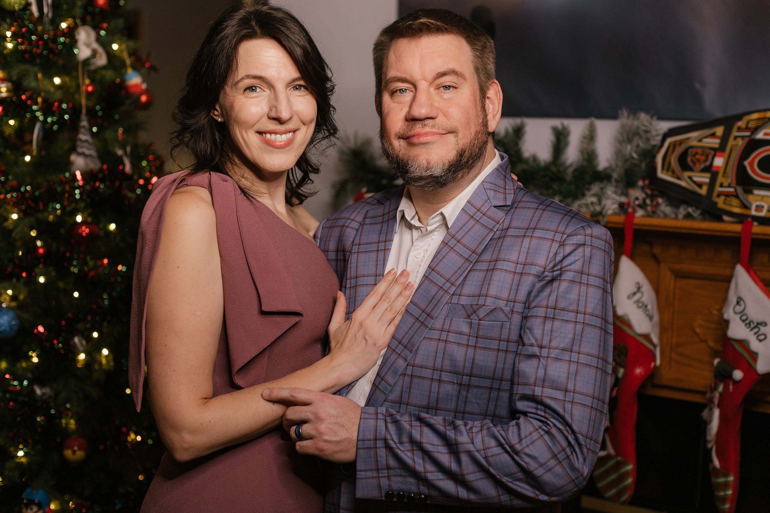 12.07.2025 Christmas Photoshoot. Wedding family event photographer in Chicago Nick Yushevich