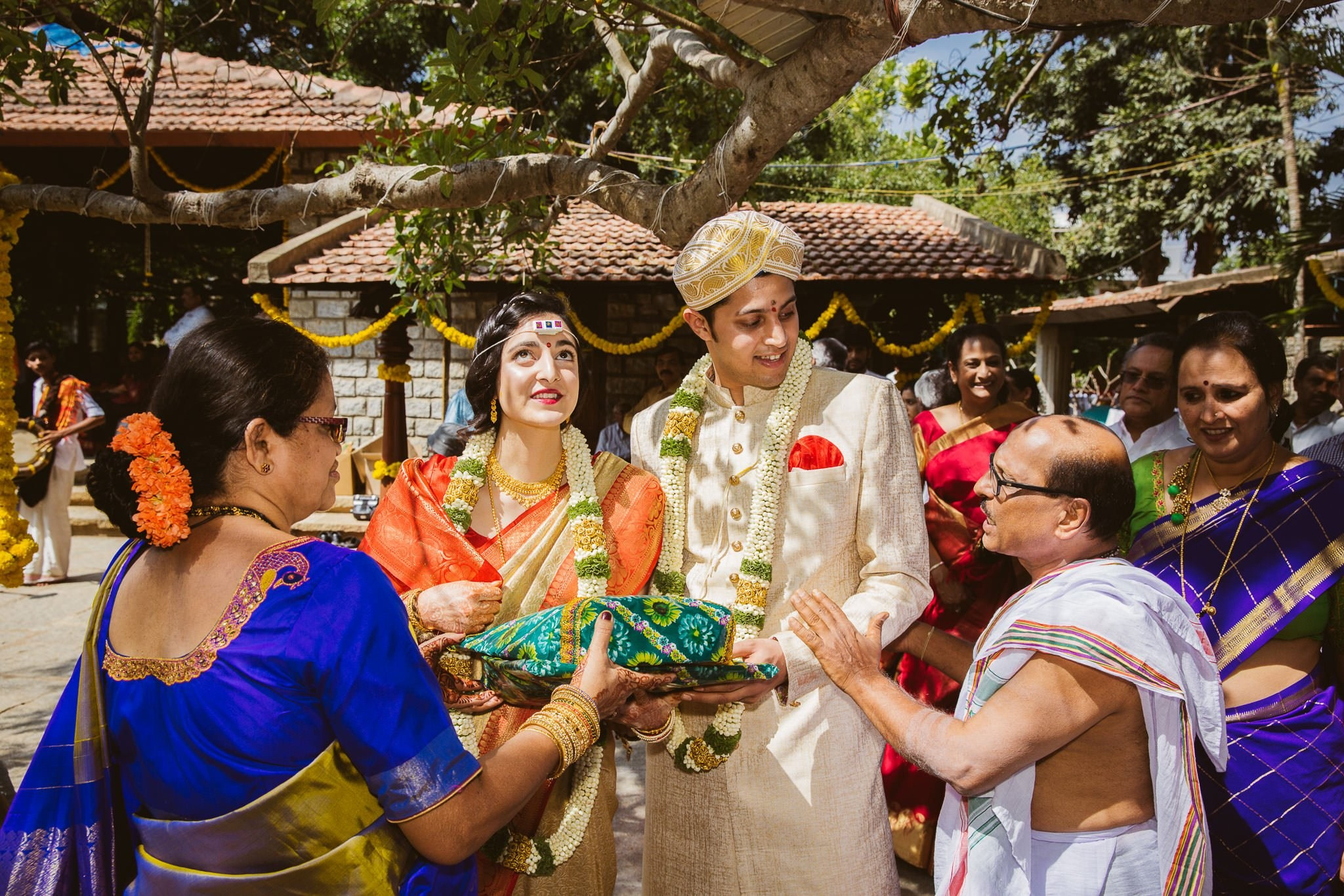 An intimate destination wedding at The Tamarind Tree, J.P Nagar, Bangalore