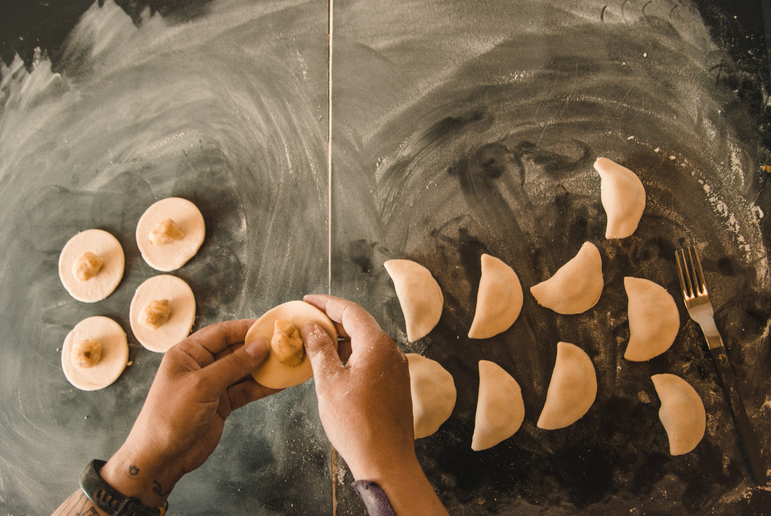 Papis Pierogi — vegan-comfort food. Photographer in Gothenburg Aleksandra Stroganova