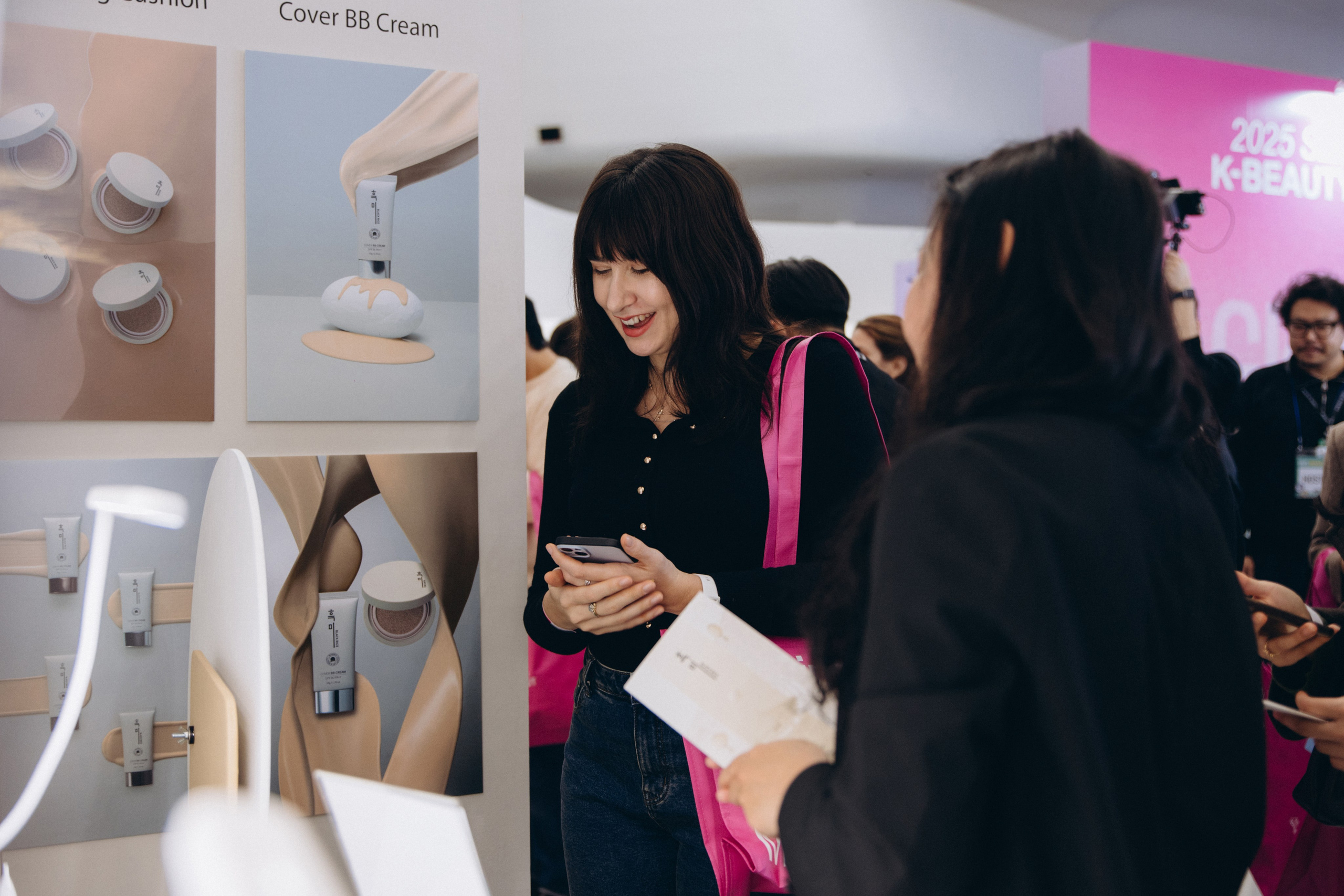 Seoul beauty expo 2025 (Black Rice). Portrait photographer in South Korea Olga Lian