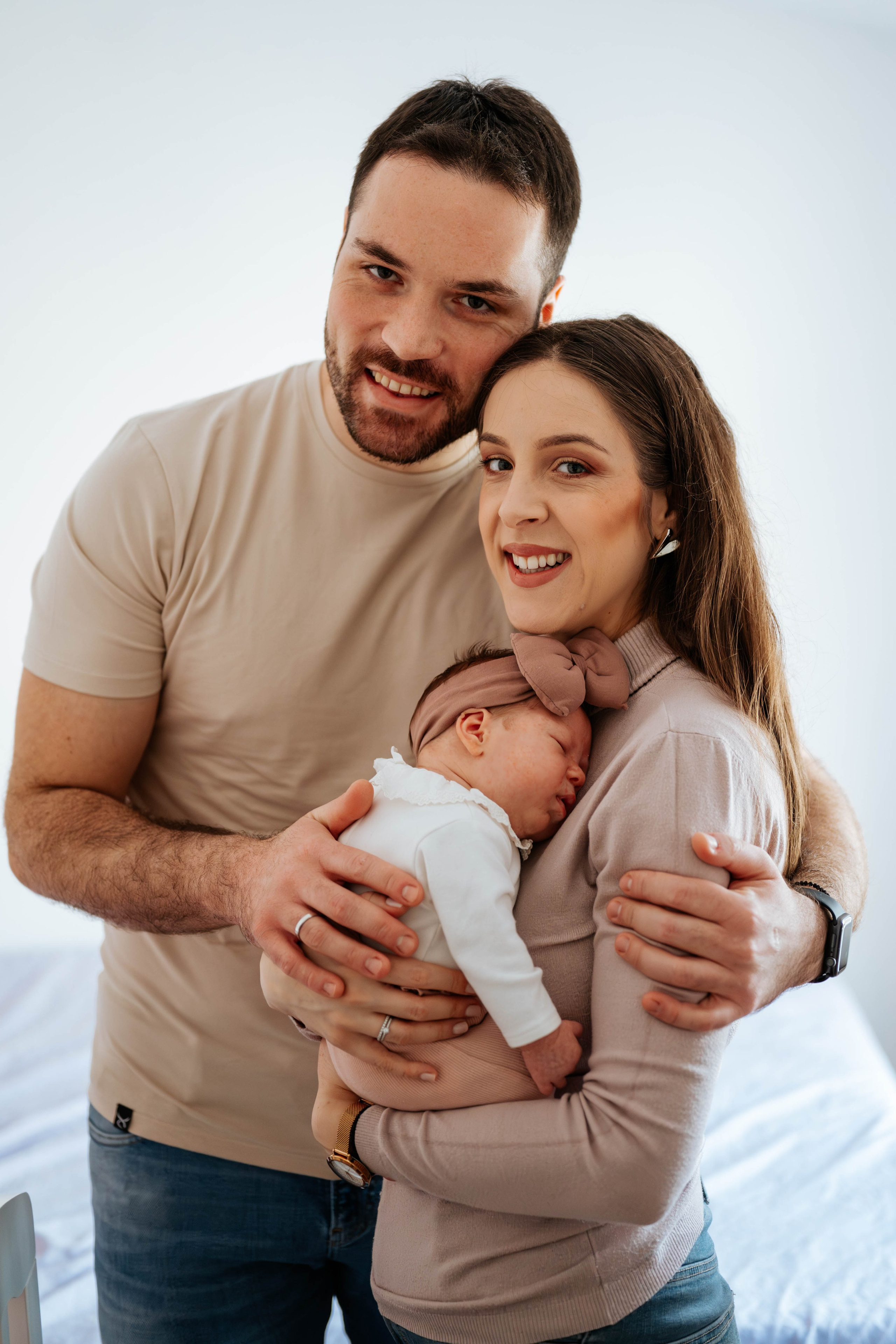 Mila - fotografisanje bebe kod kuće. Dečiji i porodični fotograf