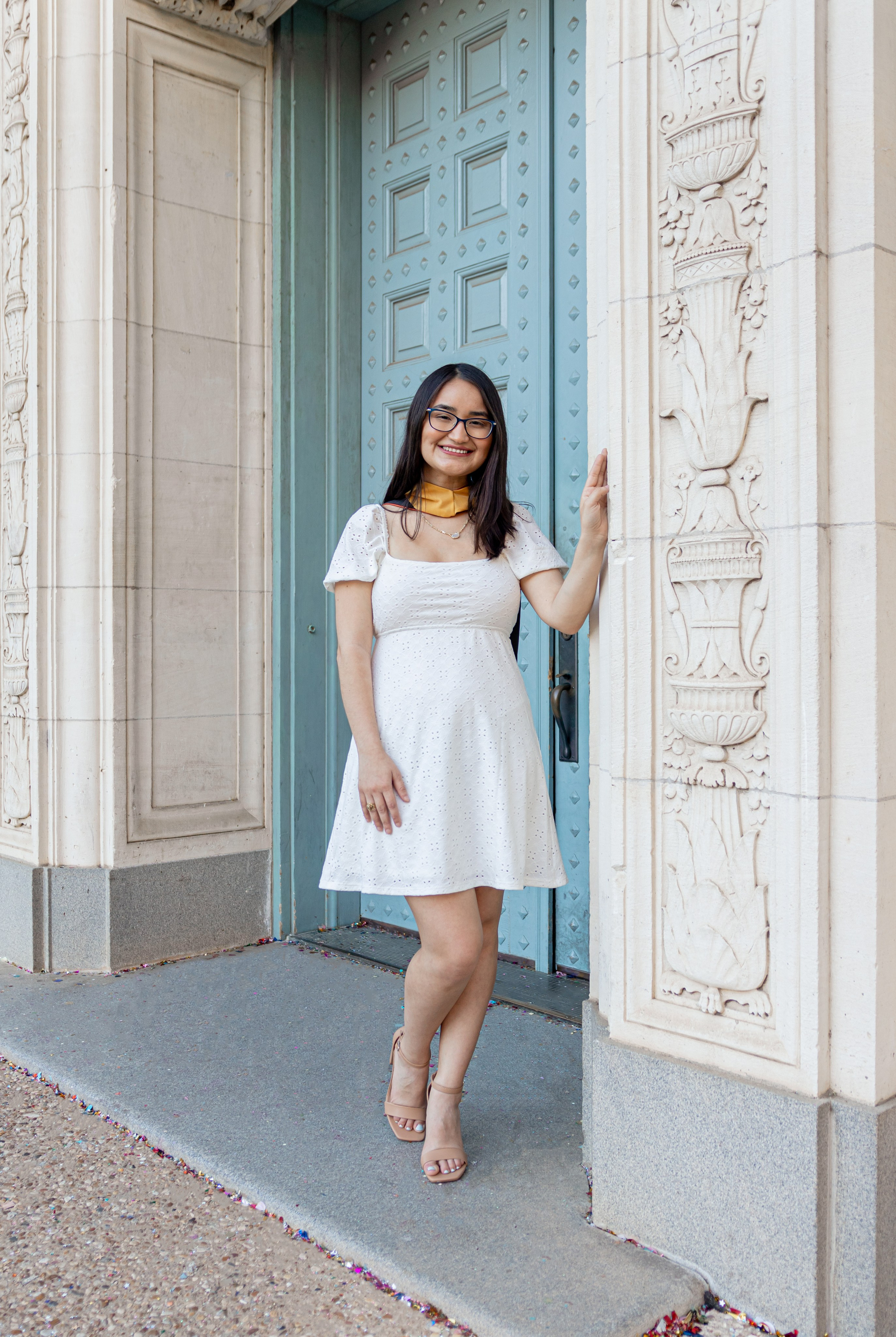 Yulissa's graduation photoshoot at the University of Texas