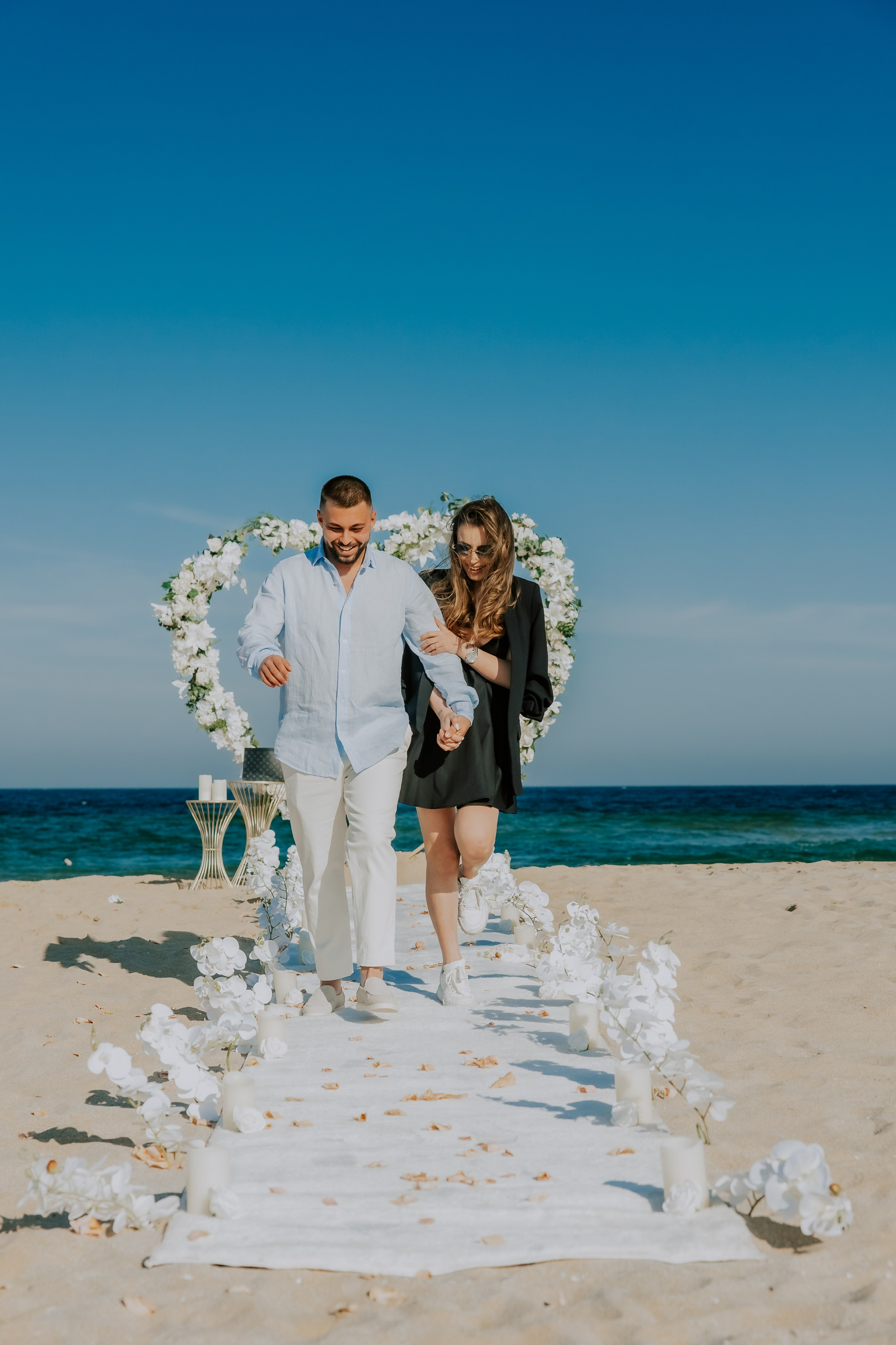 Годеж на плажа. Фотограф Ирина Йотова