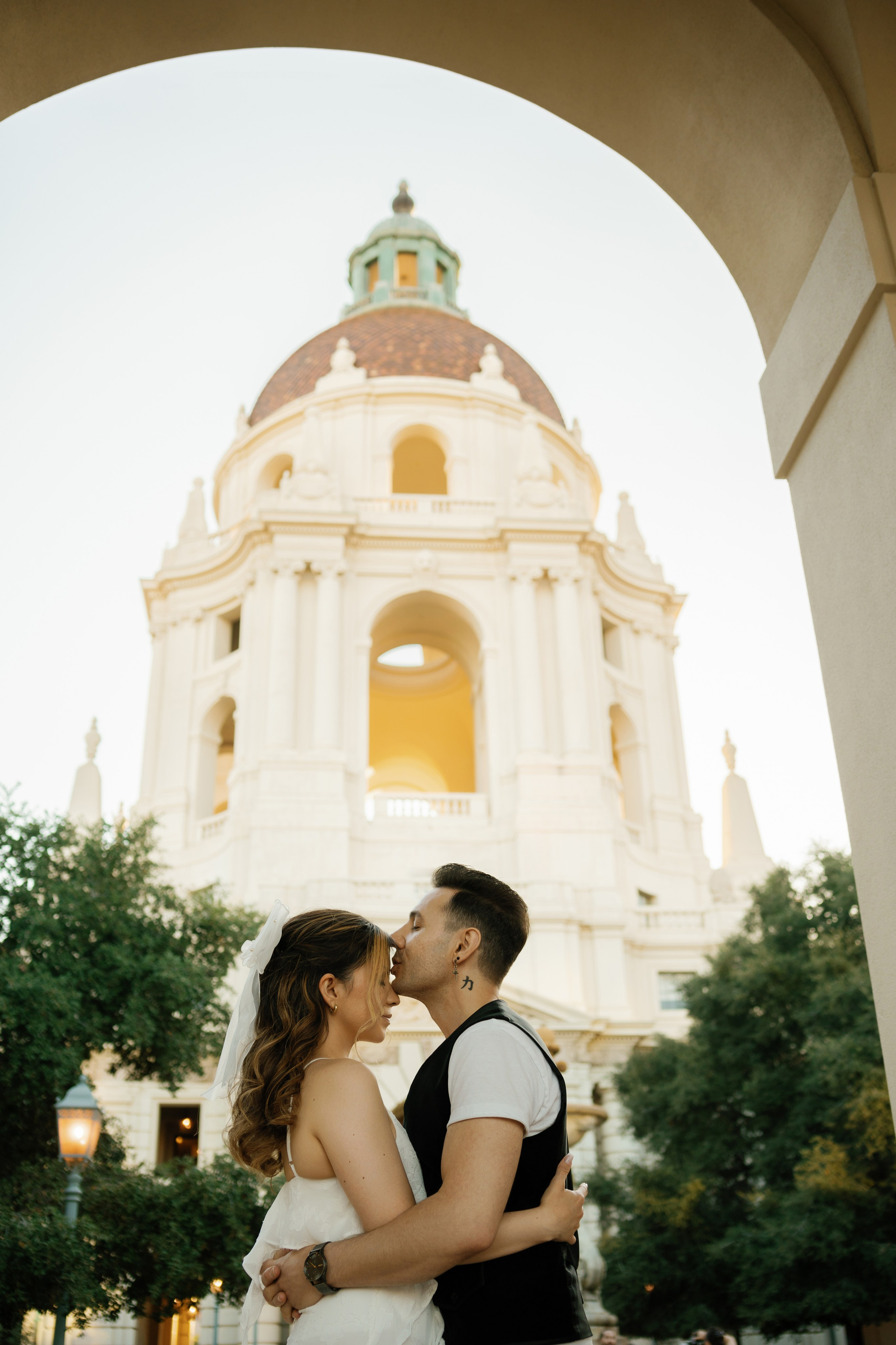 Pasadena City Hall Engagement Photoshoot, California. Wedding Photography & Videography Team in California, Los Angeles, San Francisco, San Diego and Travel