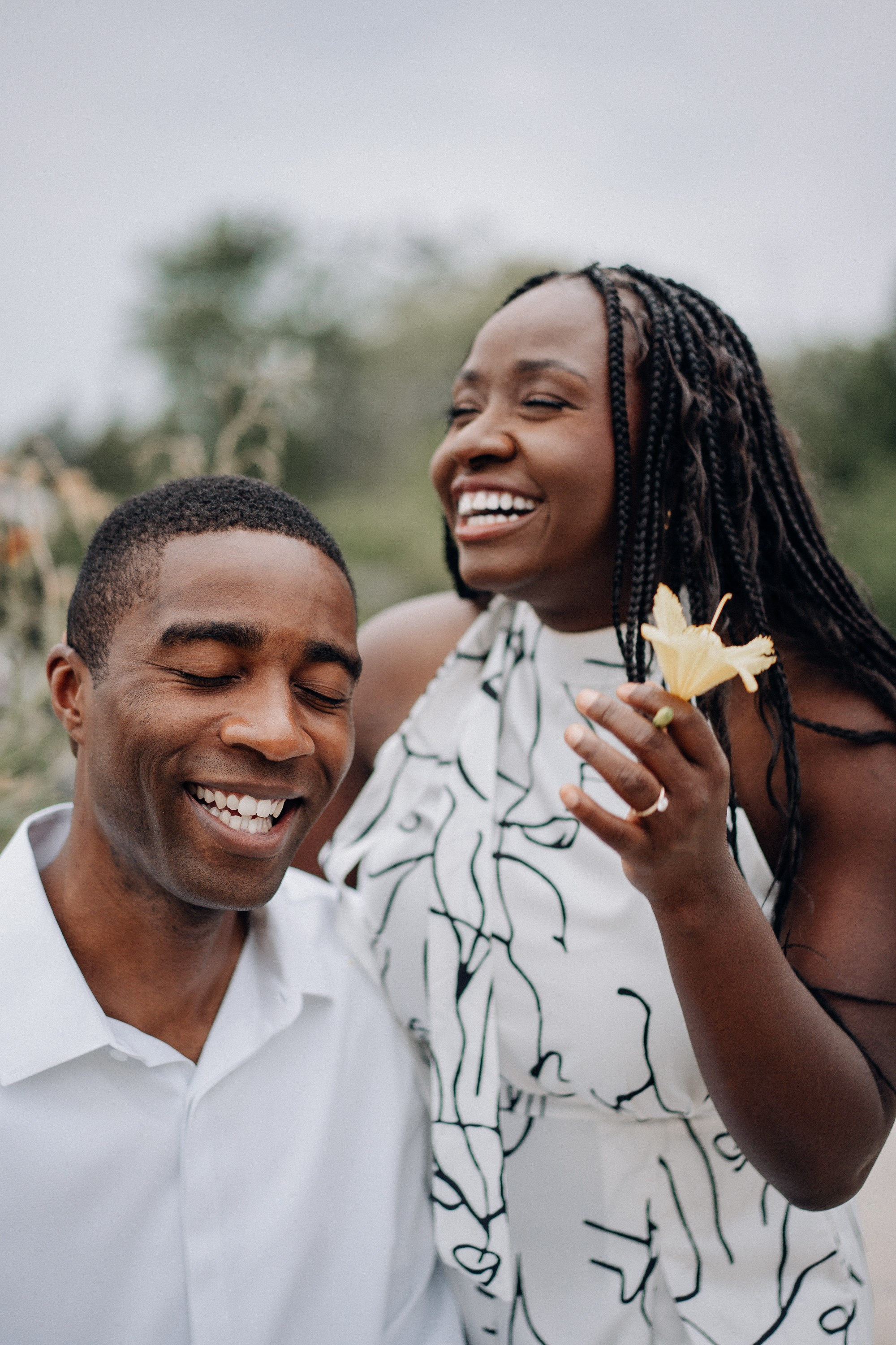 Photoshoot engagement. Portrait and wedding photographer in New York