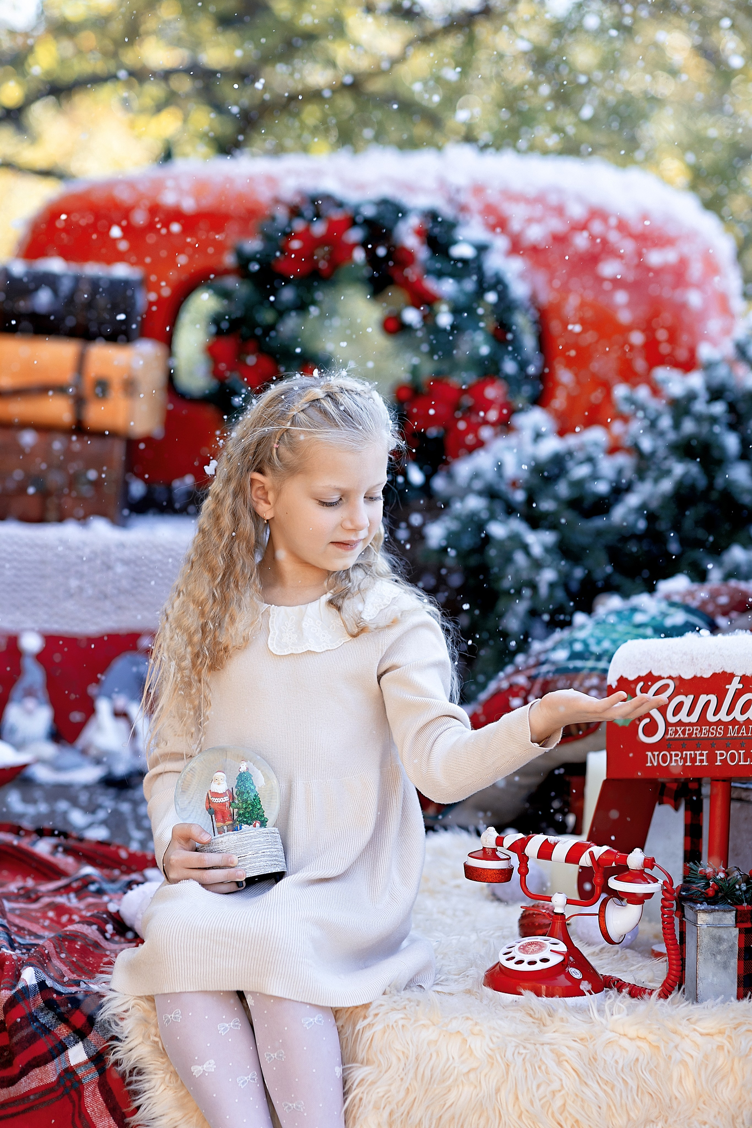 Christmas Truck. Professional photographer in NYC Kristina Bagdasaryan