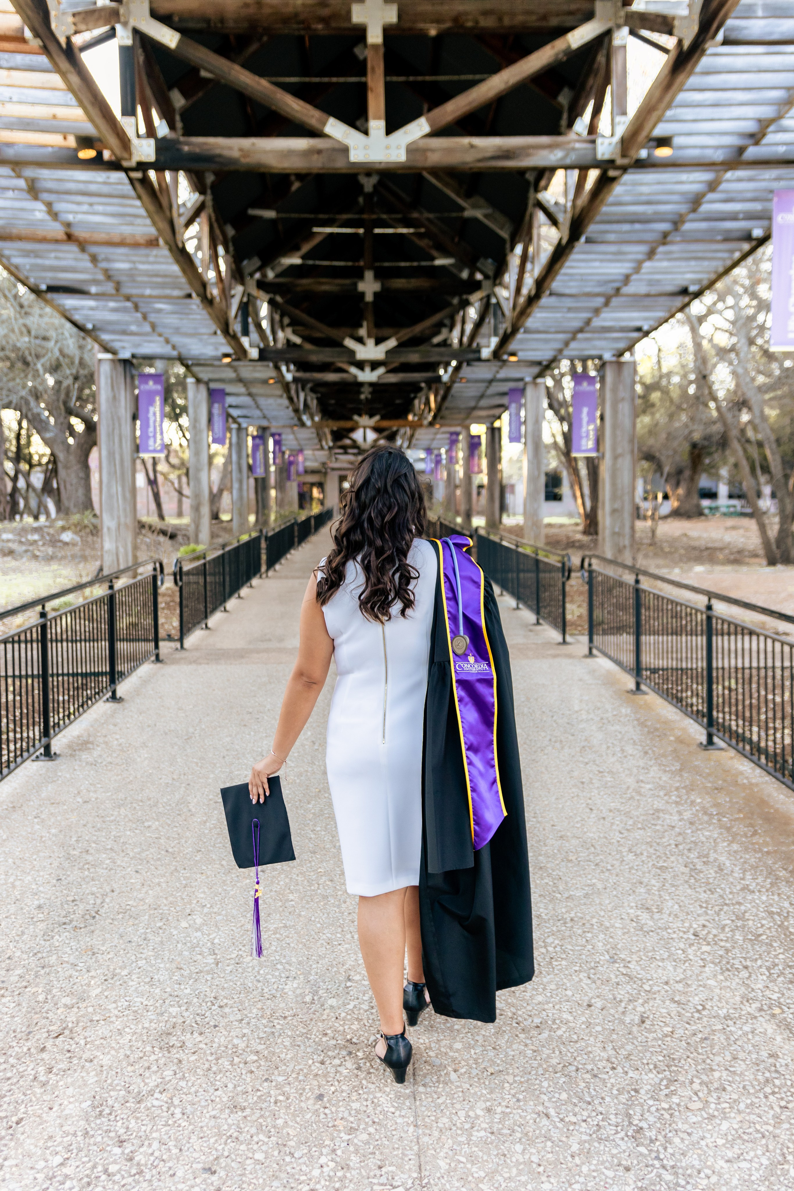 Kasey’s senior photoshoot at Concordia University