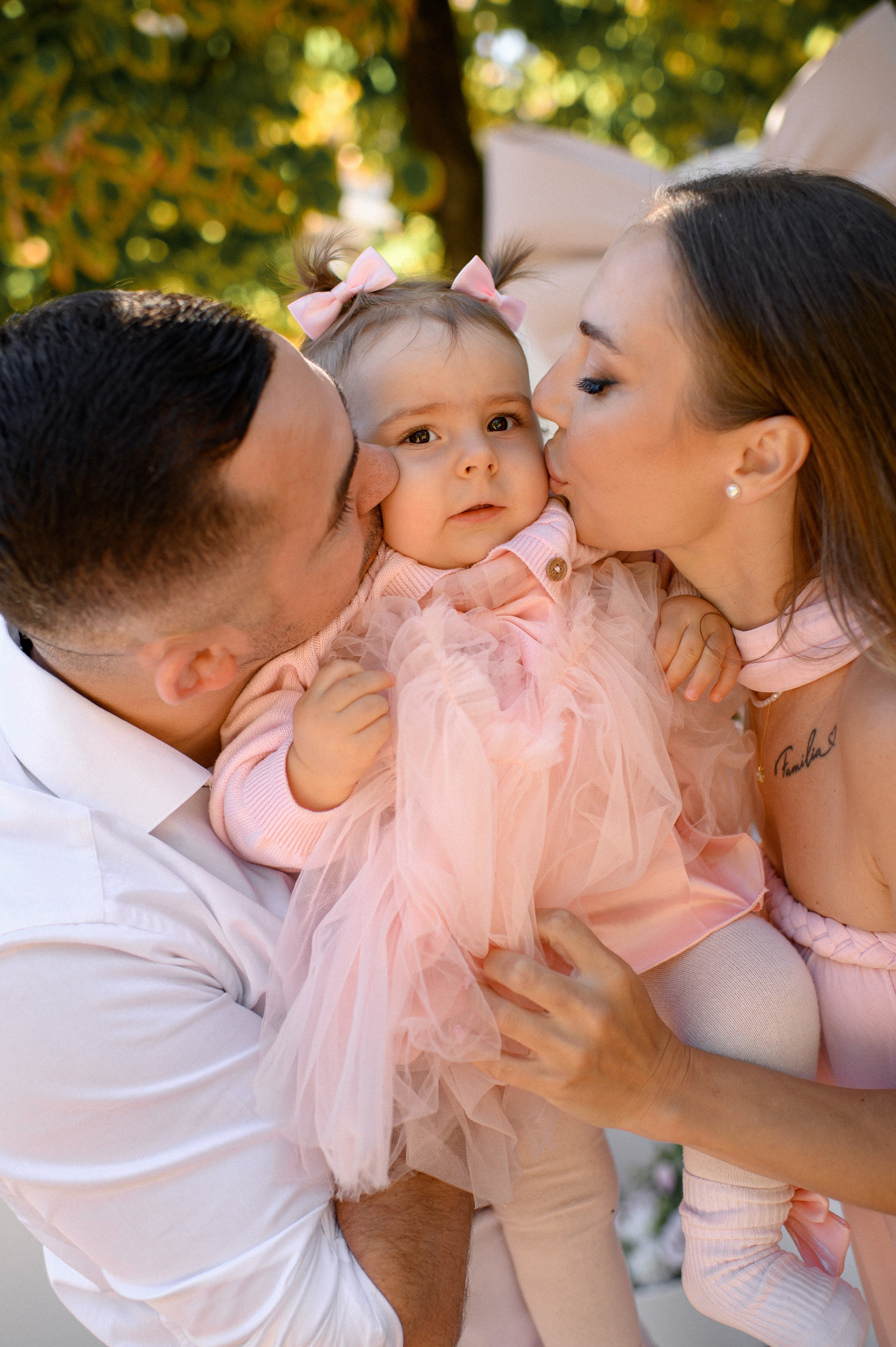 Baptism Aleksandra-Olivia. Family, children, portrait, and event photography in Thessaloniki