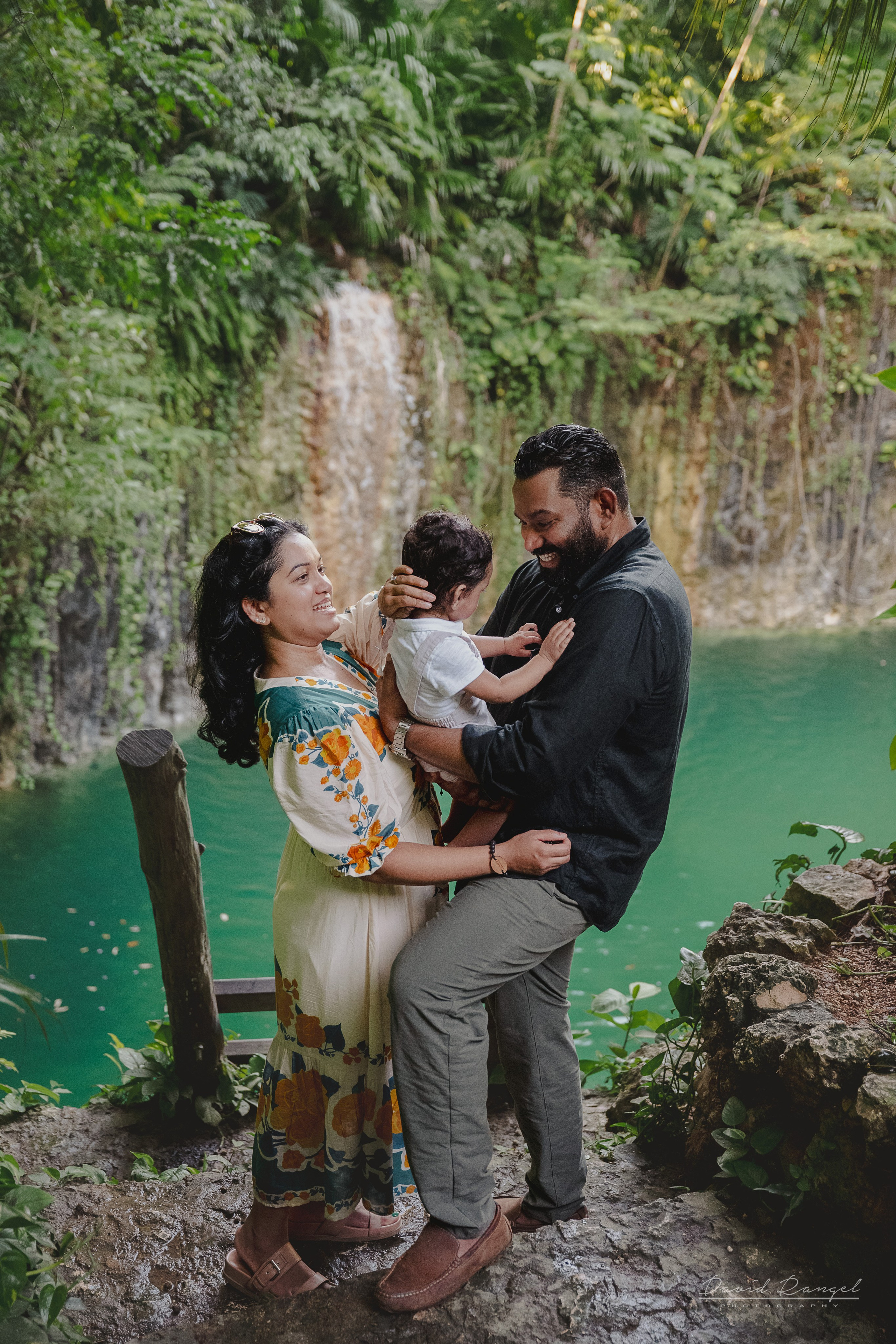 Fernando and Thiveya´s Family Session at Atik Tulum. Destination wedding photographer based in Cancun and Riviera Maya with service worldwide