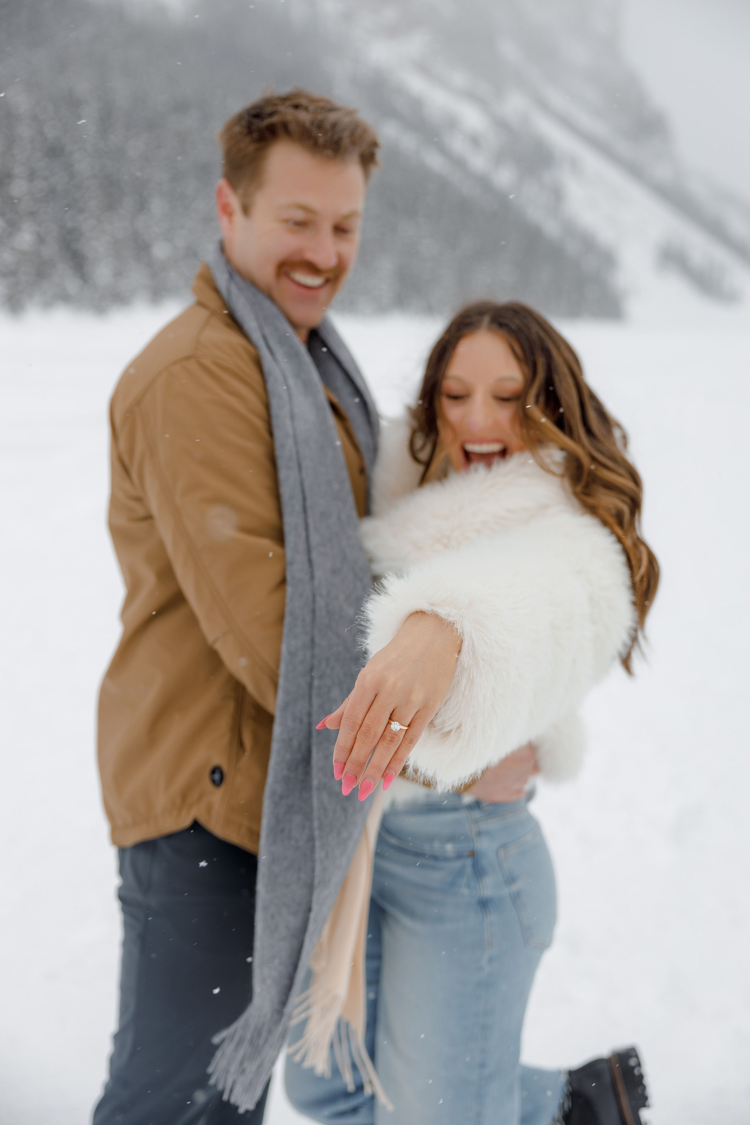 Lake Louise engagement session. Home