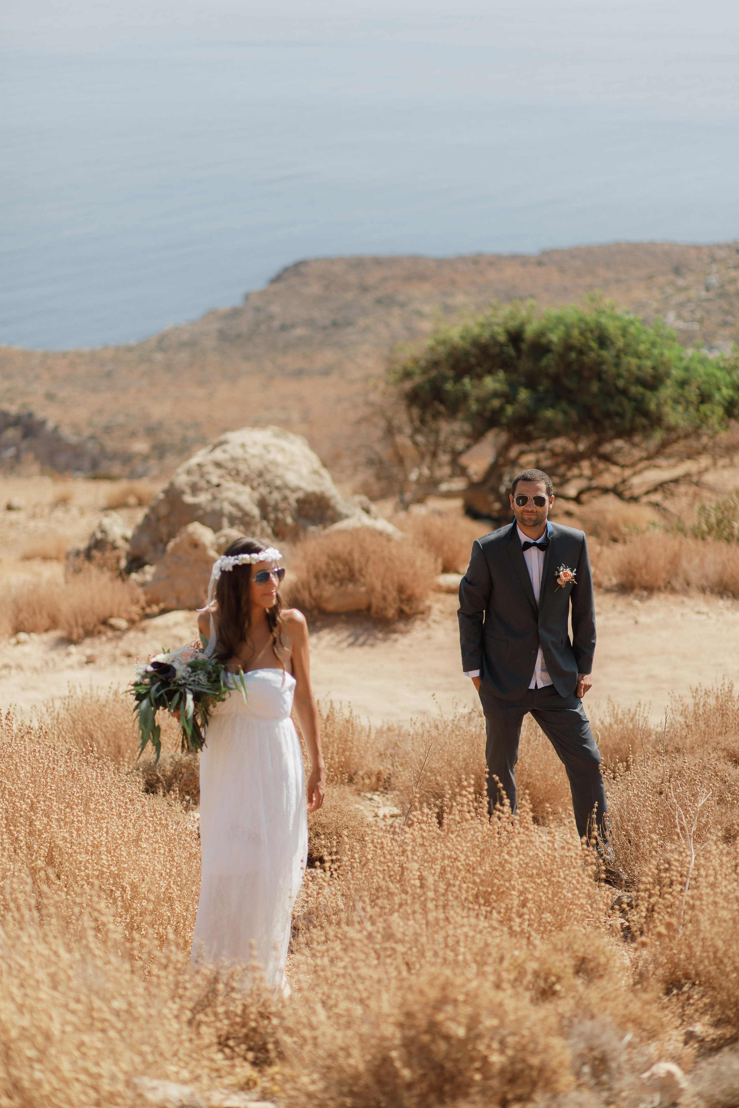 Marino & Steffi, Crete. Denny Savon — Photographer in Santorini | Weddings, Love Stories & Flying Dress