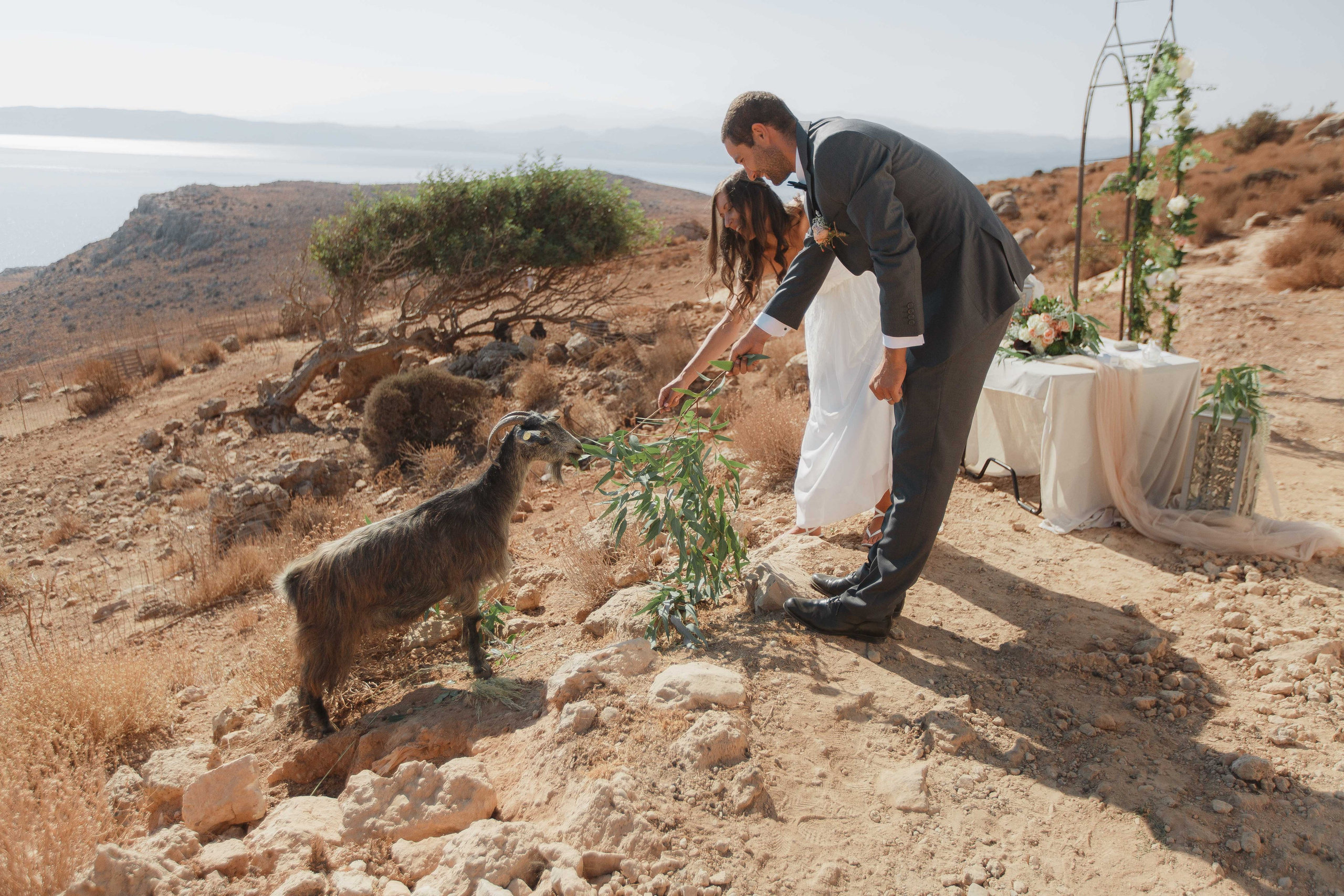 Marino & Steffi, Crete. Denny Savon — Photographer in Santorini | Weddings, Love Stories & Flying Dress