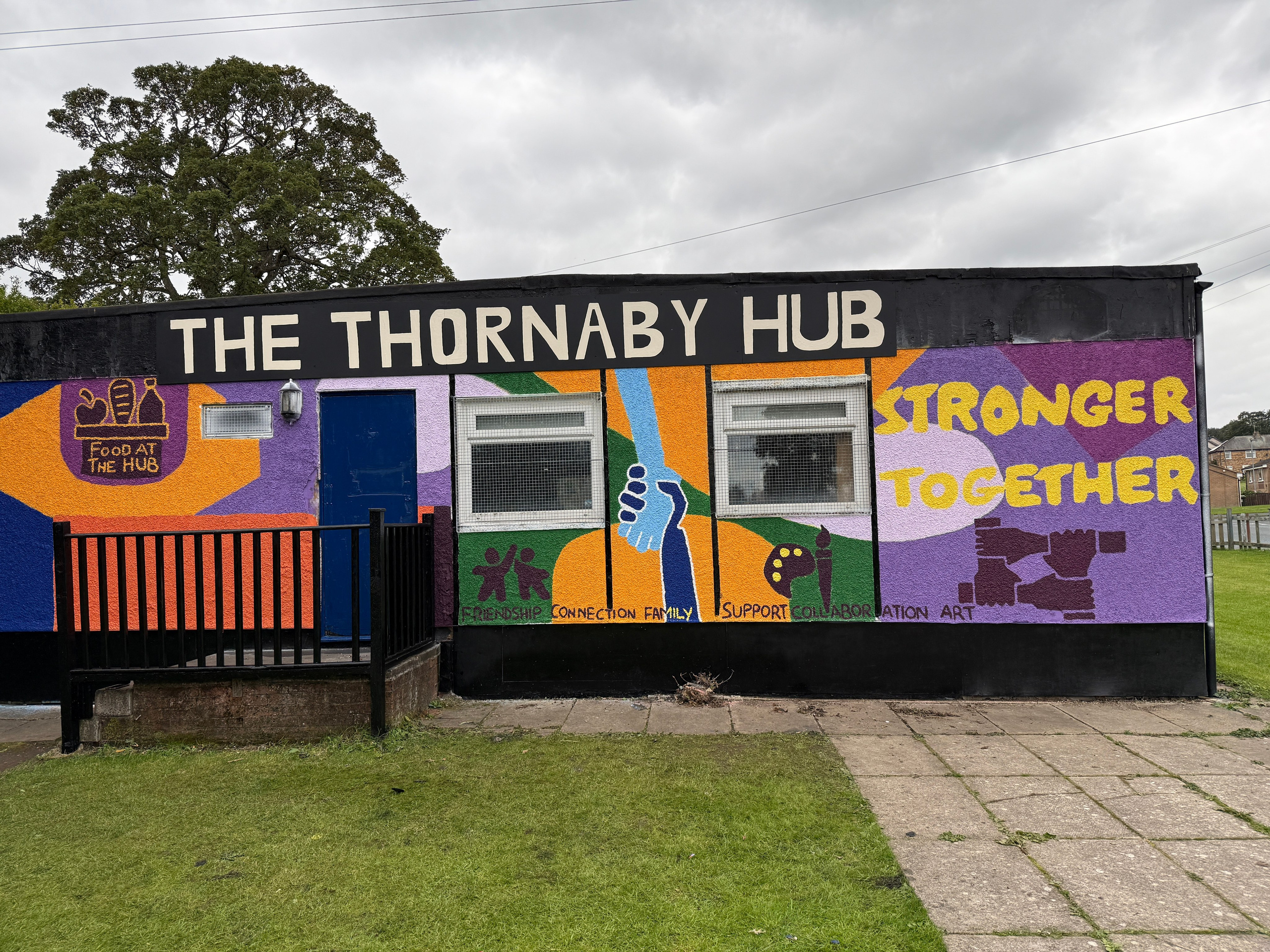 Clayton Community Hub Mural. Professional Portrait & Event Photographer in West Yorkshire, travels across UK
