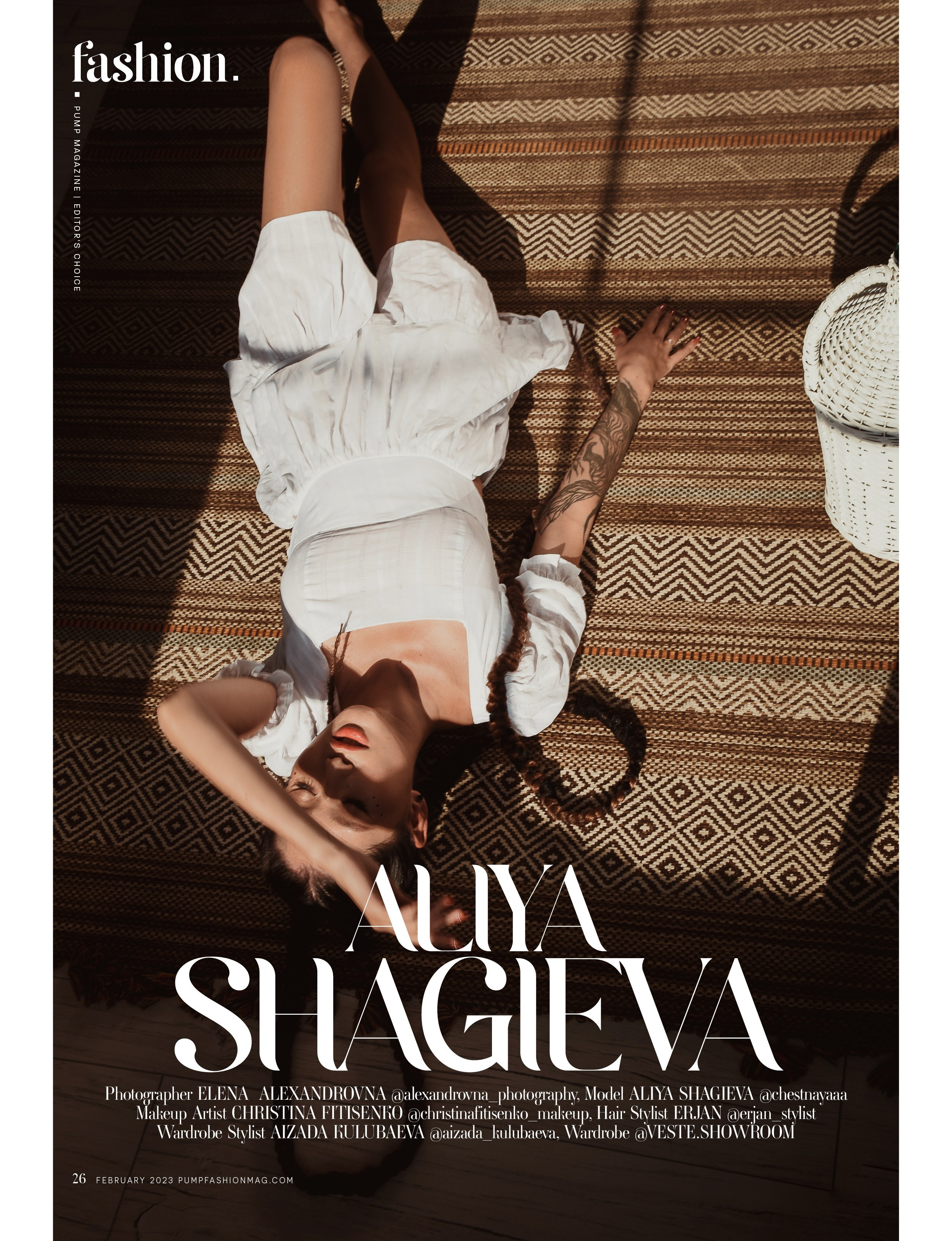 PUMP MAGAZINE Los Angeles, California ALIYA. Fashion фотограф Бишкек