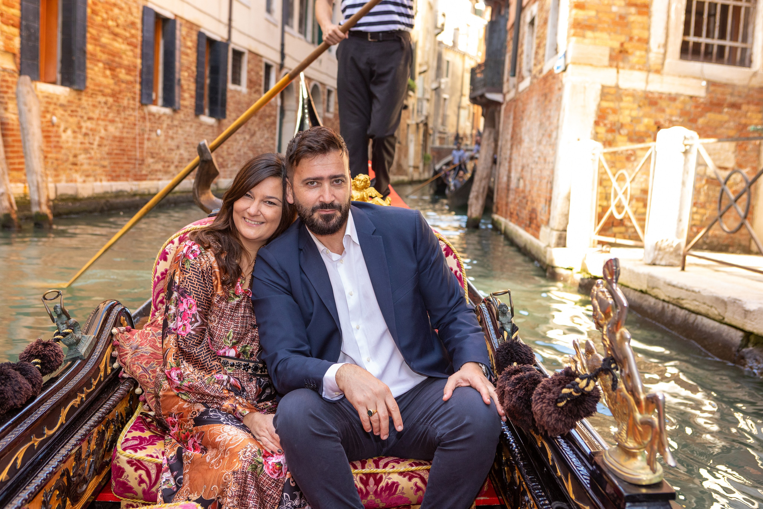 Margo and Vincenzo at dawn in Venice