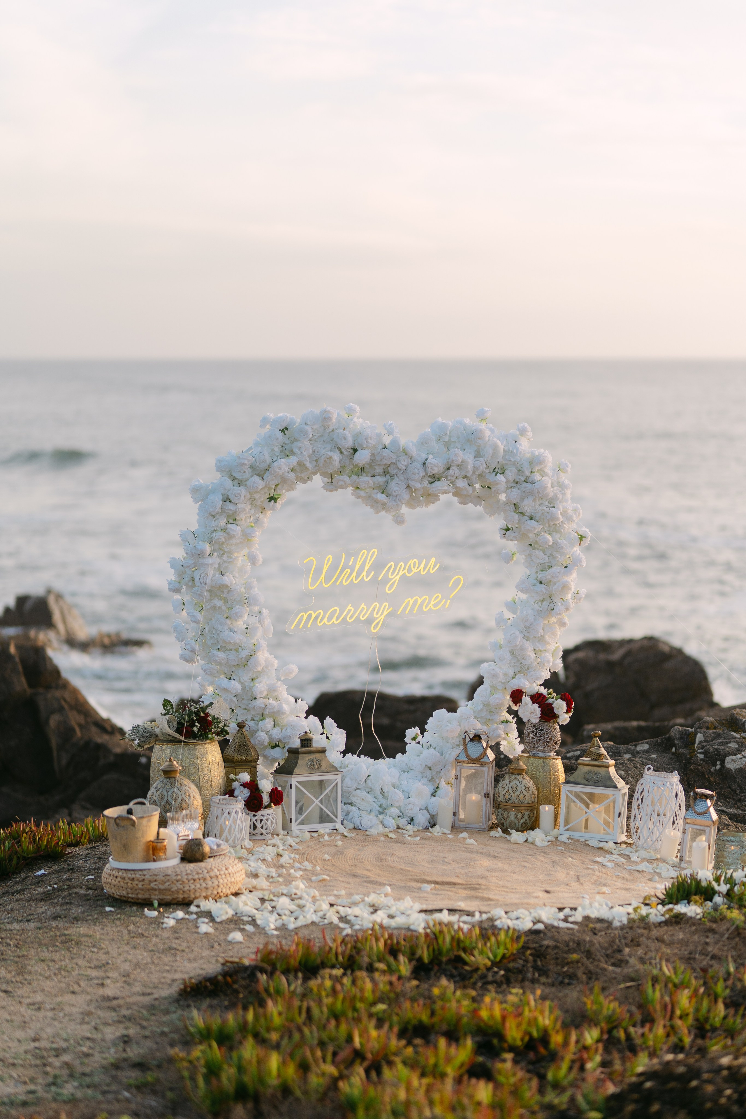 Wedding Proposal at the Beach. Davi Valente