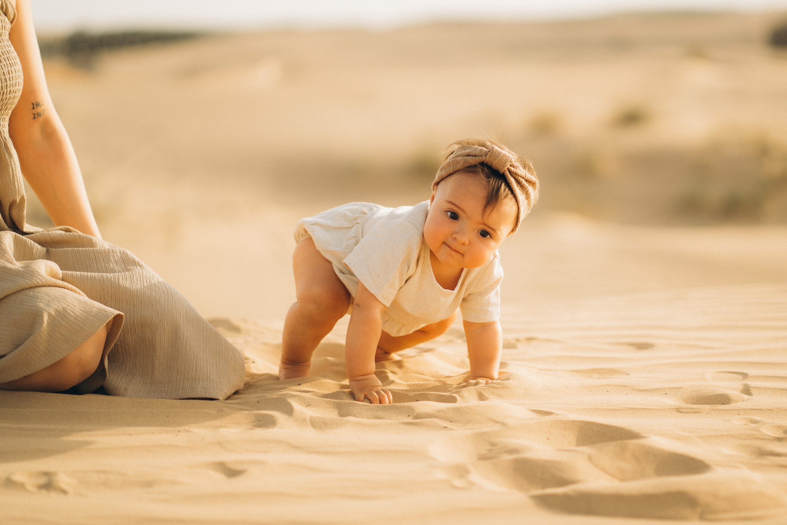 Sunset in the desert. Angela Iakovleva — Family Photographer in Dubai