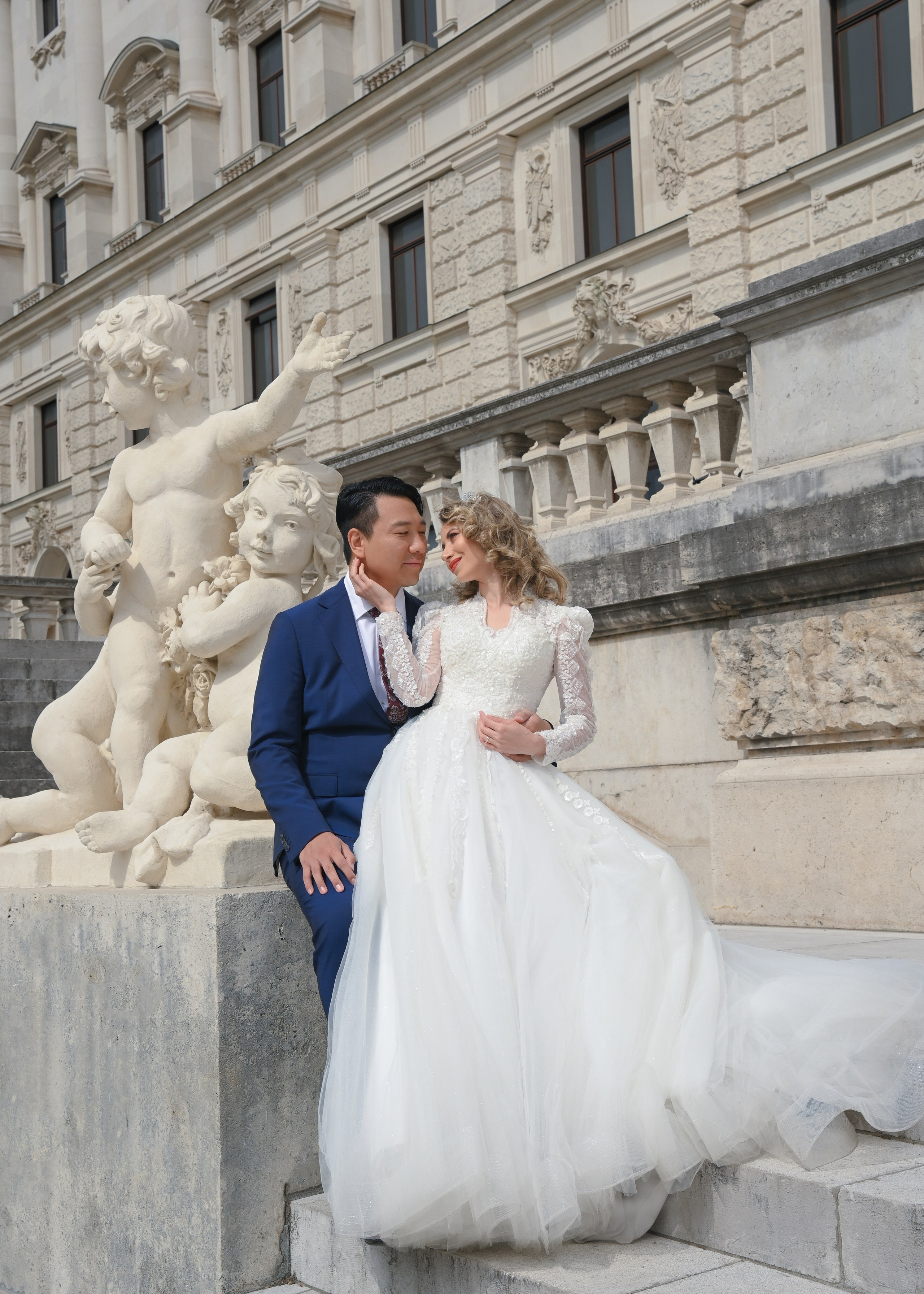 Jin & Diana in Vienna. Photo Vienna and Bratislava