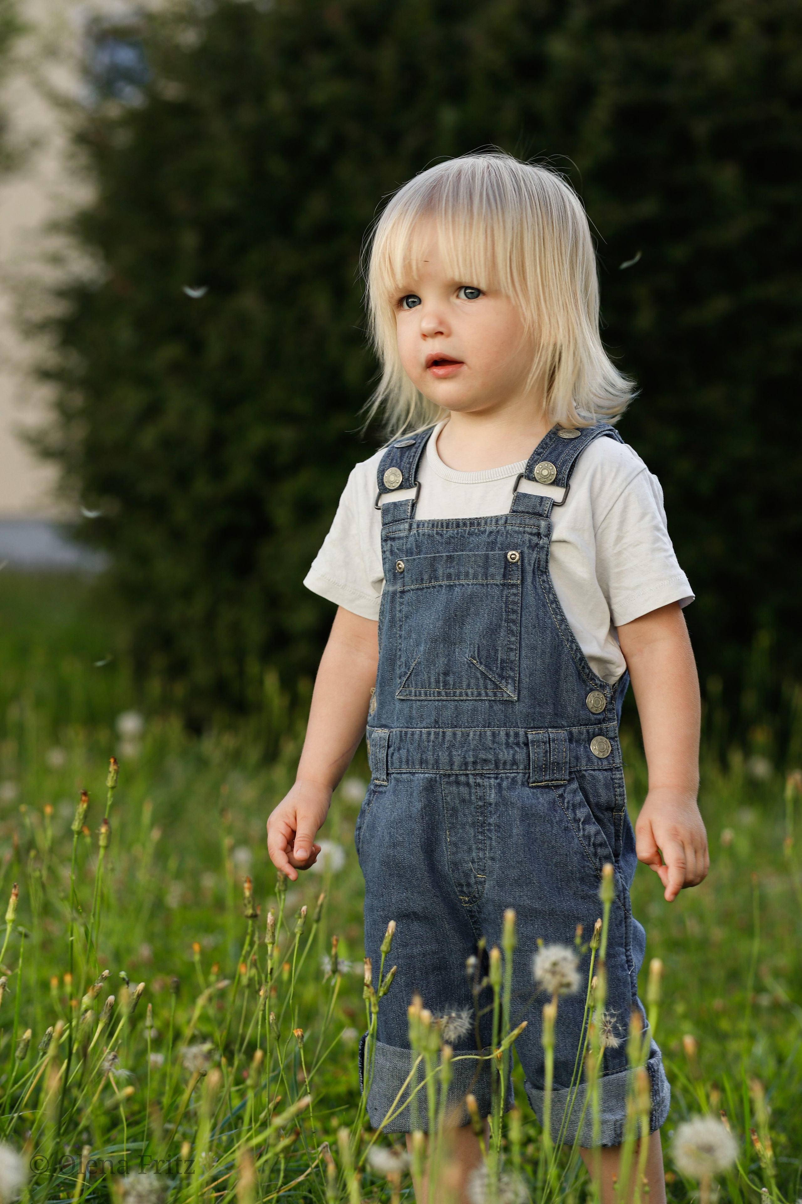 Mädchen im Garten. Olena Fritz Fotografie