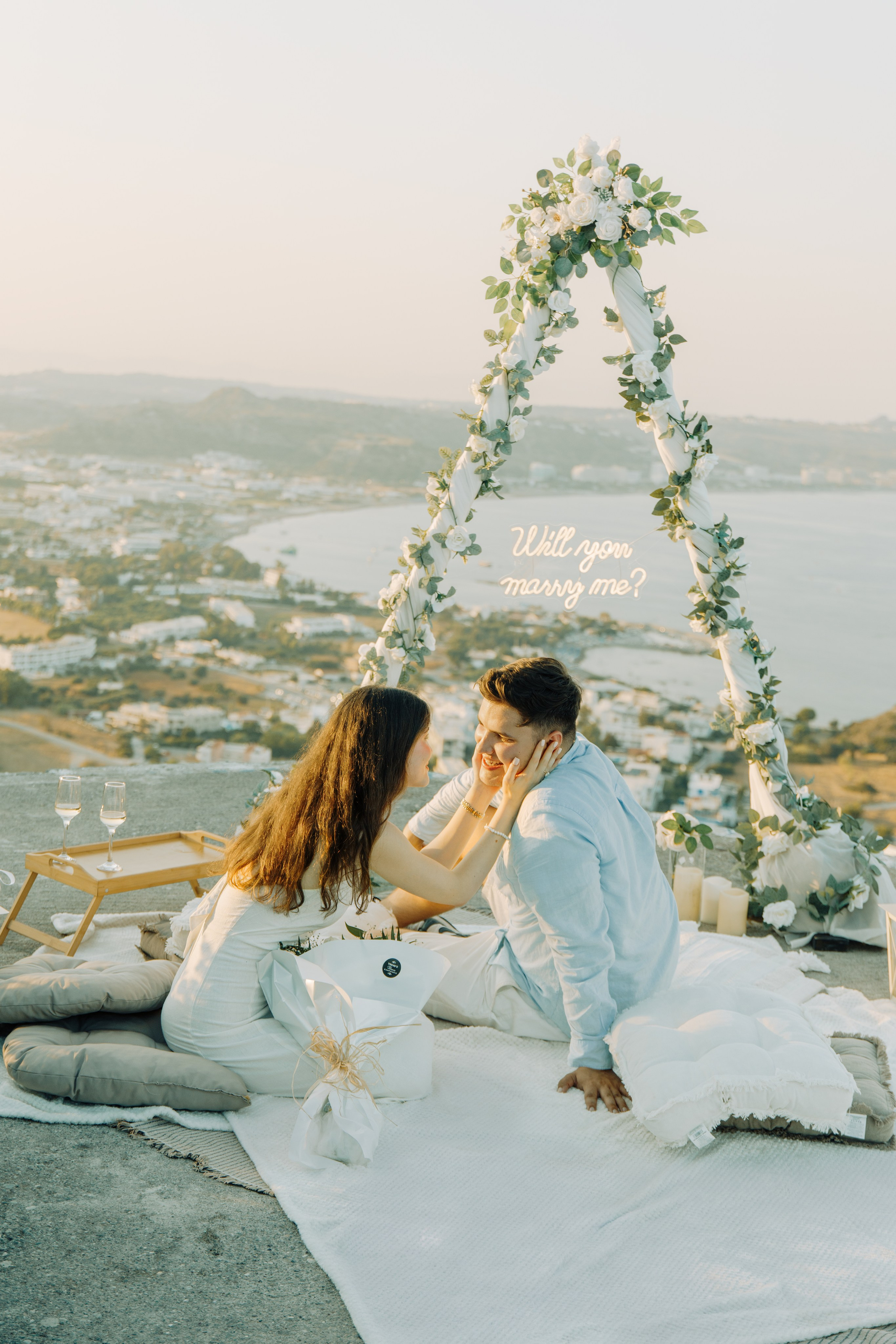 Nelee proposal. Portrait and Wedding Photographer Irene Art Photo, based in Greece, Rhodes island