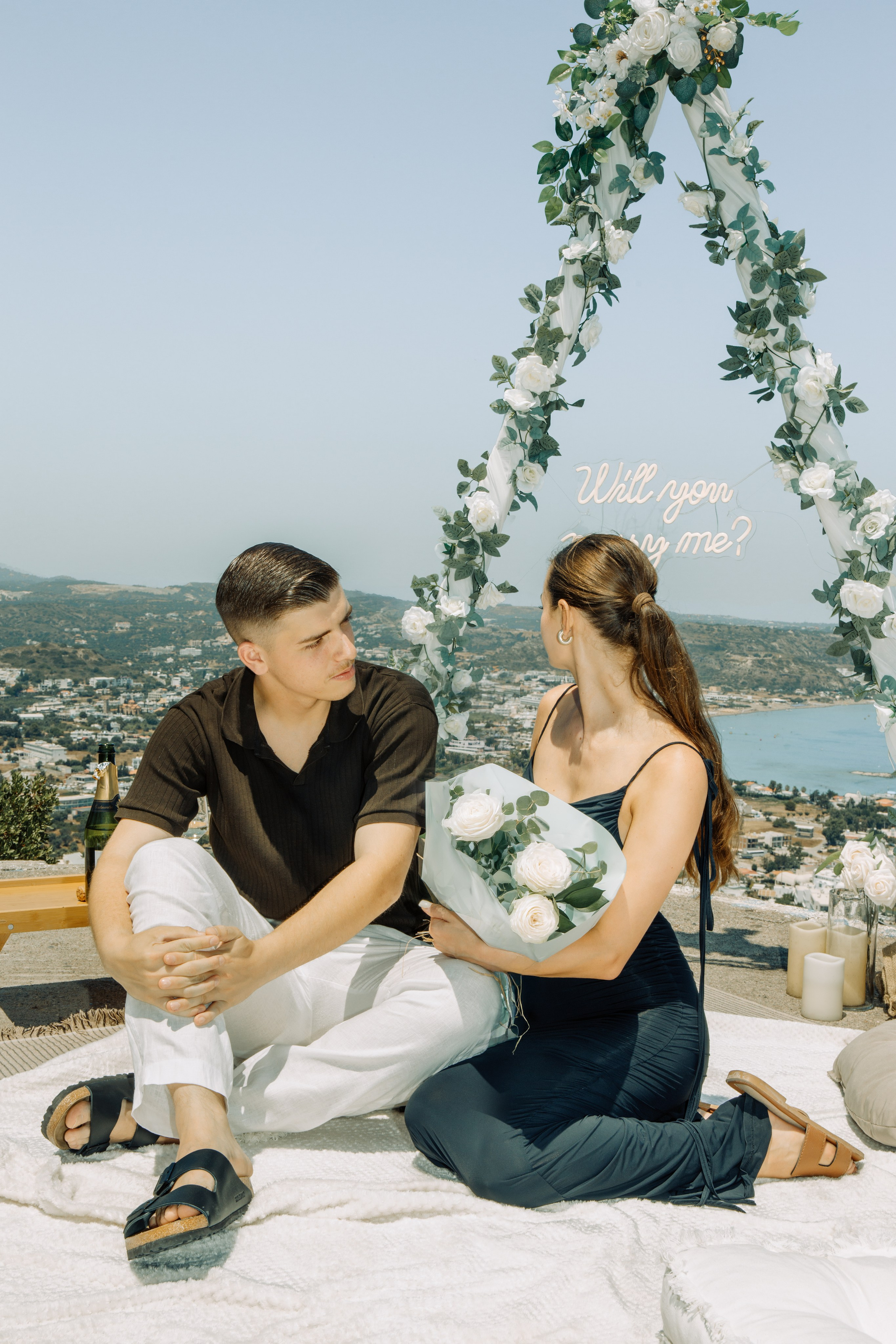 A Promise in the Clouds. Portrait and Wedding Photographer Irene Art Photo, based in Greece, Rhodes island