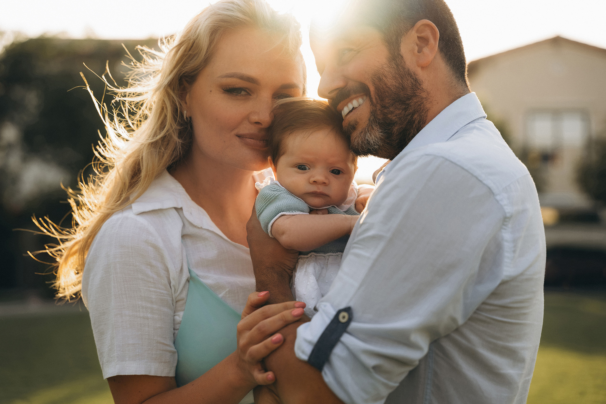 Sunset walk in the park. Angela Iakovleva — Family Photographer in Dubai