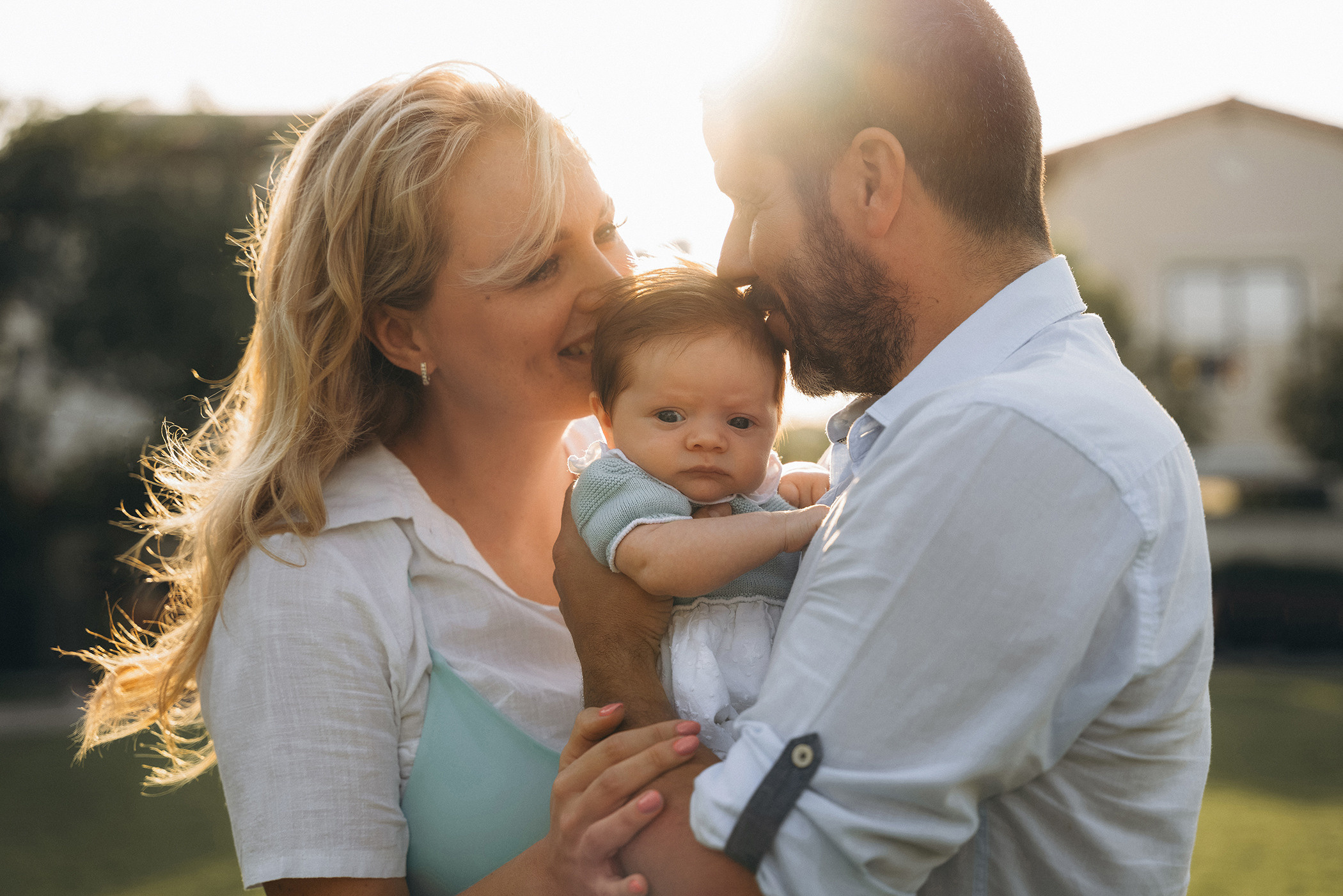 Sunset walk in the park. Angela Iakovleva — Family Photographer in Dubai