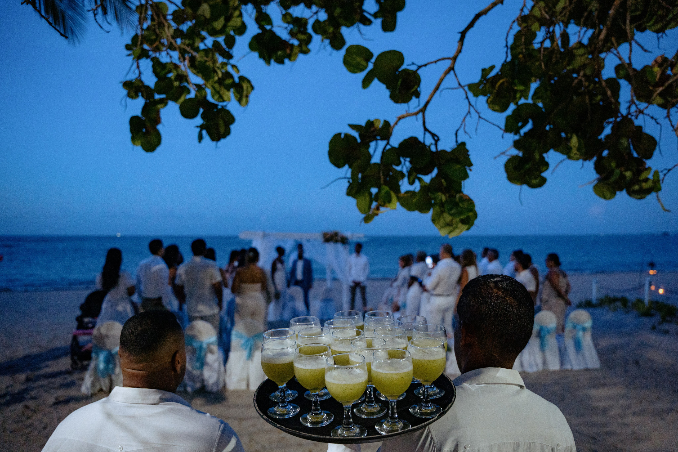 Tropical wedding ceremony captured in Puerto Plata, DR.