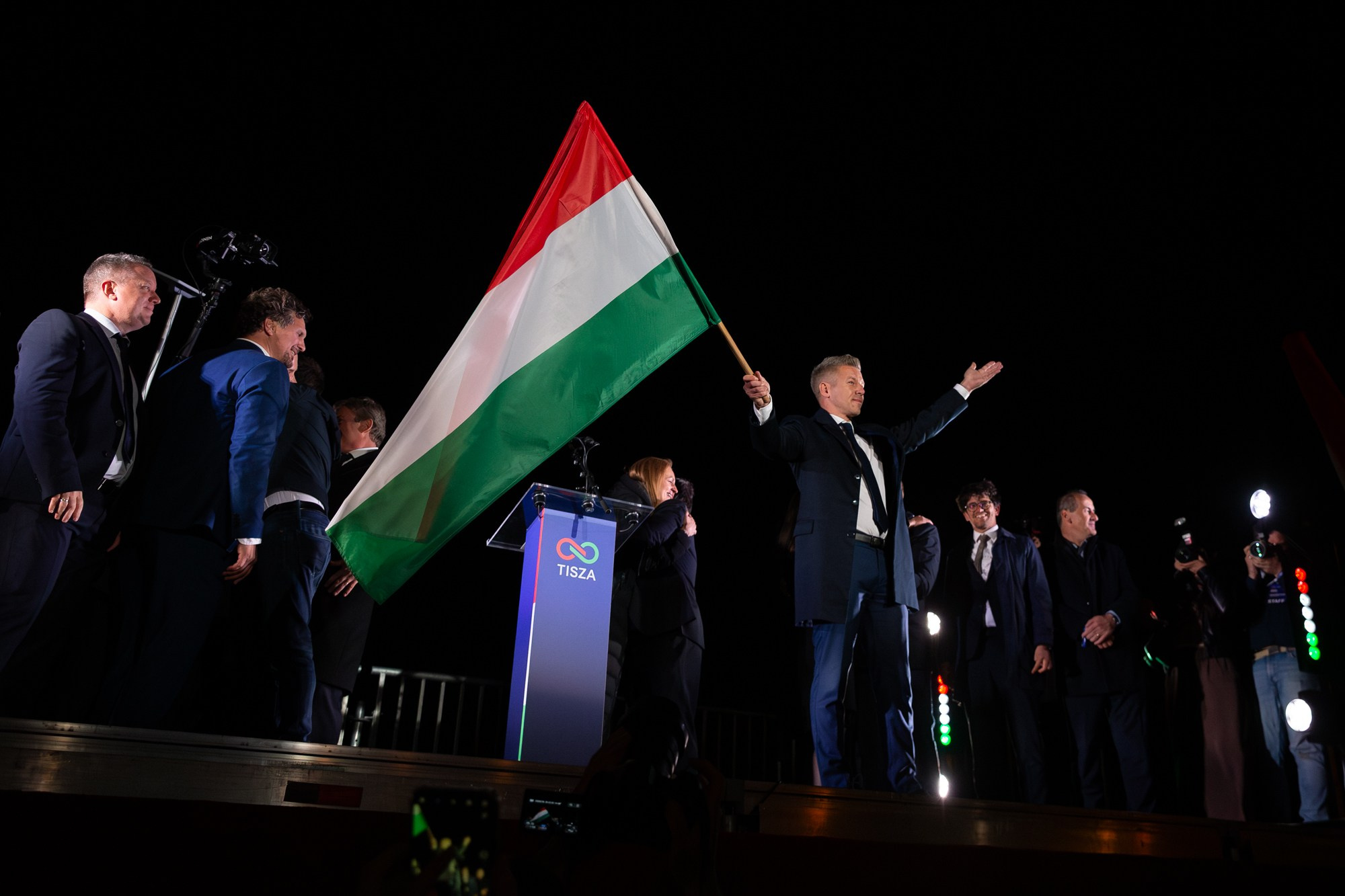 TISZA Victory Night, Hungary 2026. Photographer in Budapest  — Yura Knyazev