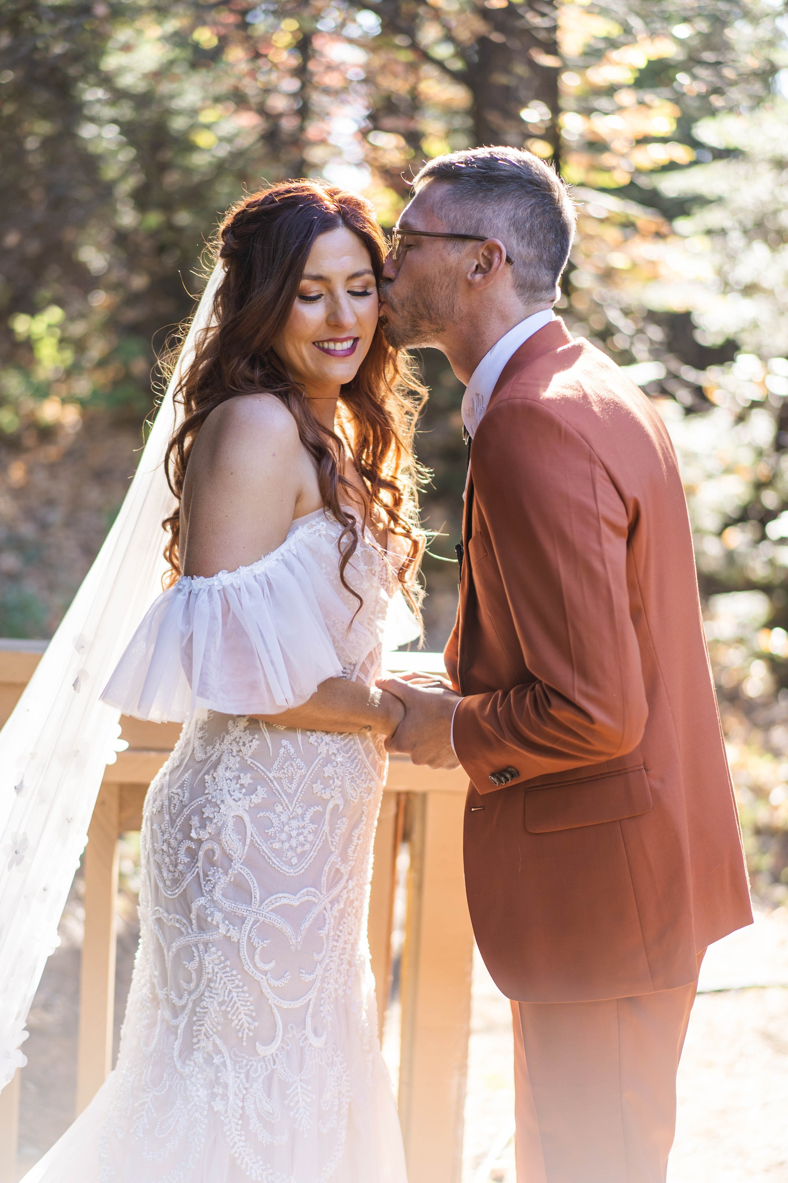 Wedding in forest. Cinematic Wedding & Elopement Photography in Los Angeles | Inspired by Indie Film & Real Life