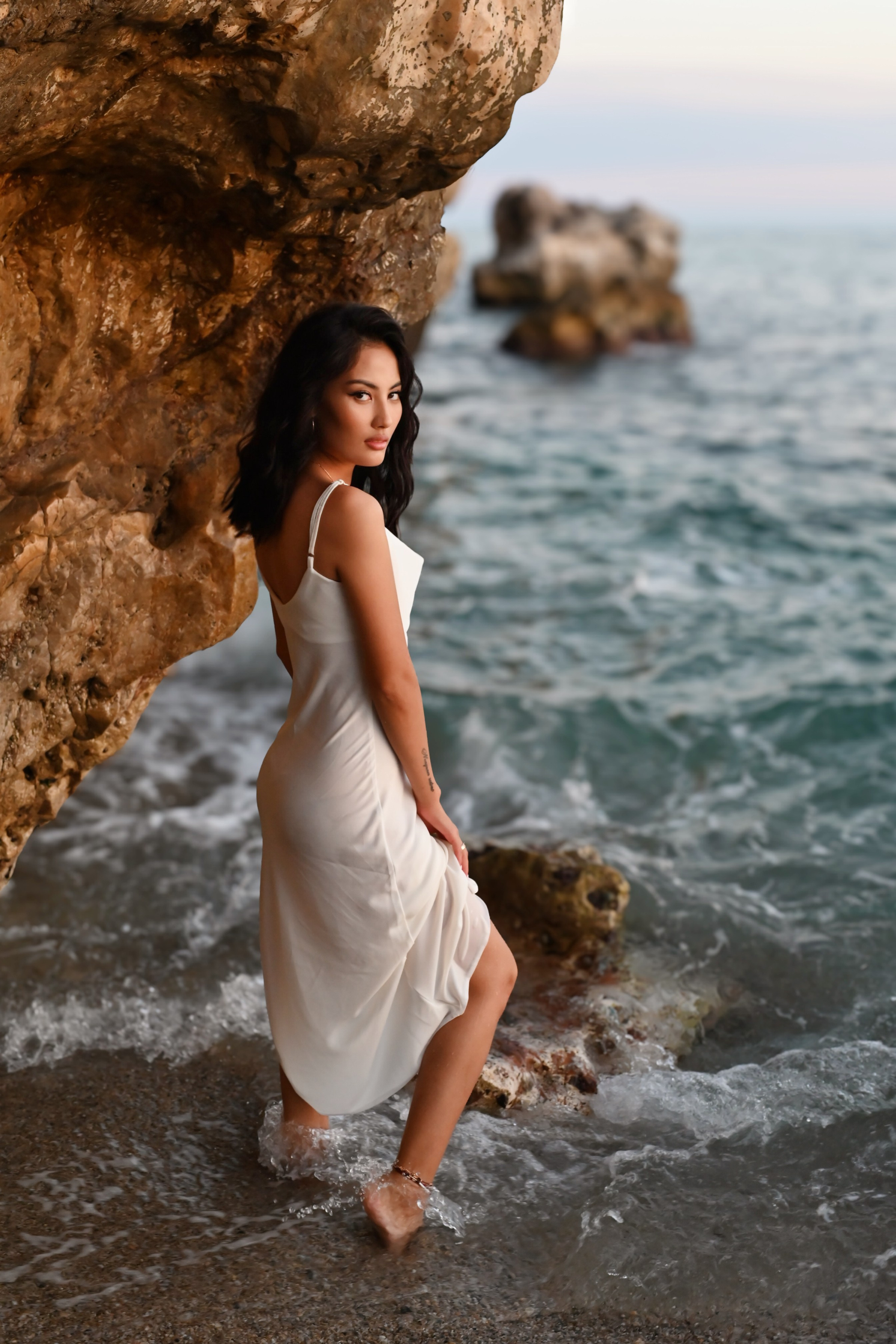 Дикий пляж в Конаклы. Фотограф в Алании (Аланье), Сиде, Манавгате. Турция