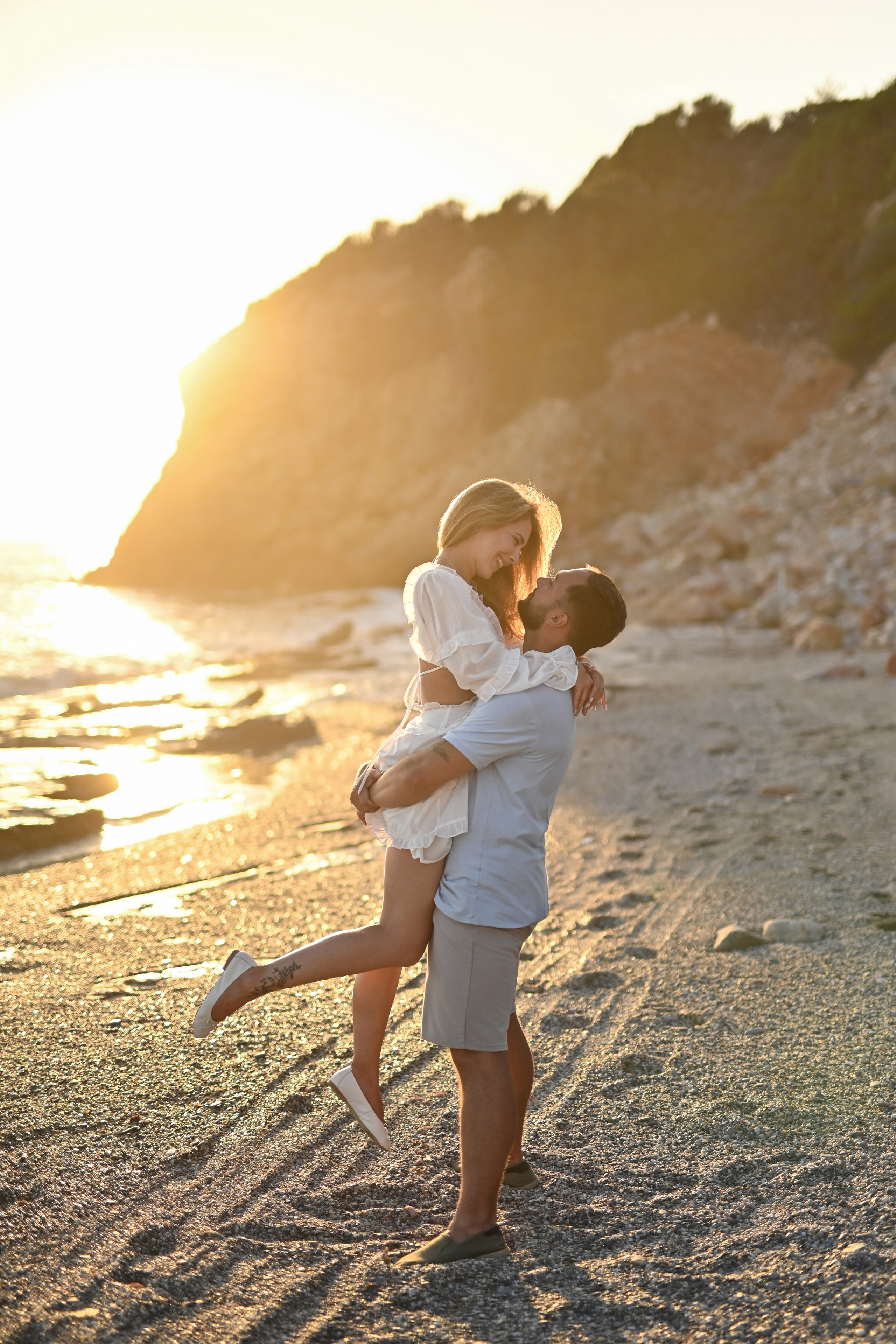 Love story на пляже Улаш. Photographer in Alanya, Side, Manavgat. Türkiye